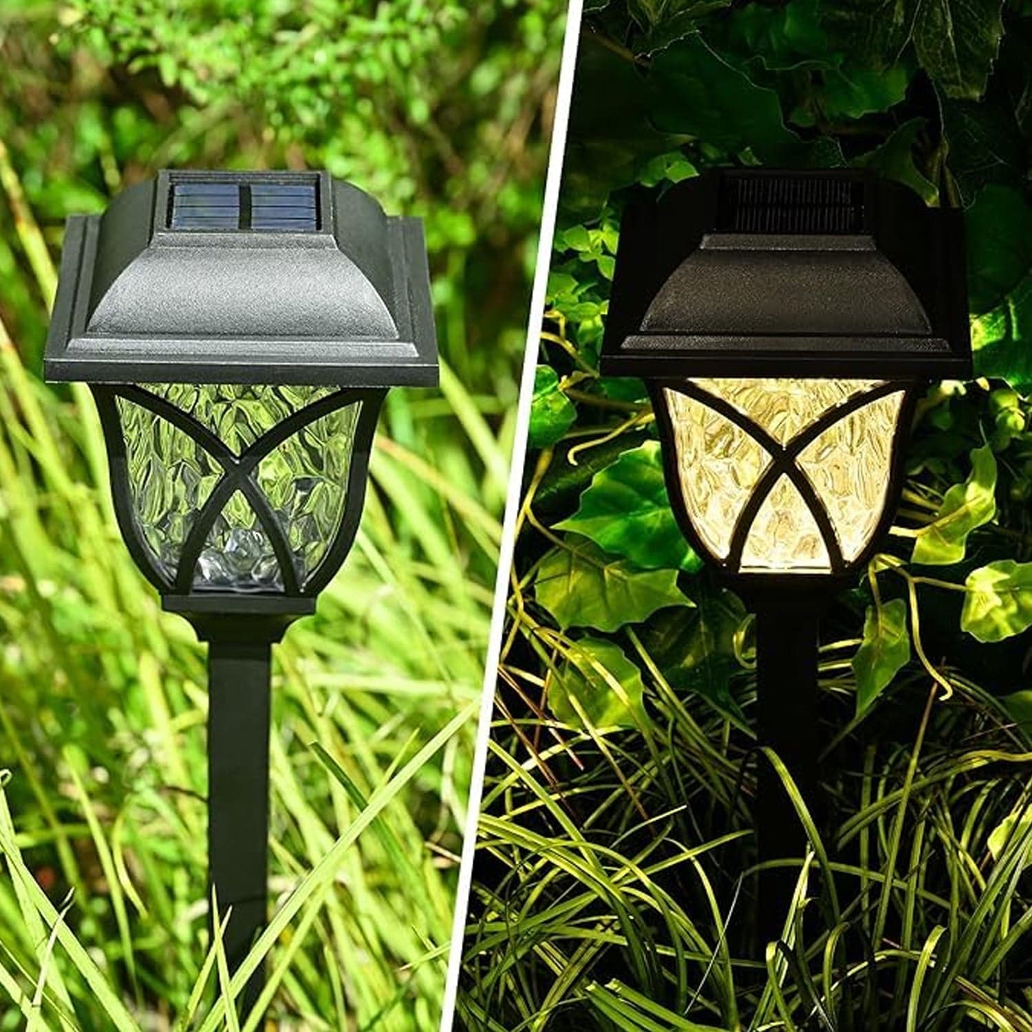 Solar Pathway Lights Outdoor Garden Lights (2 Pcs Set) thumbnail 3