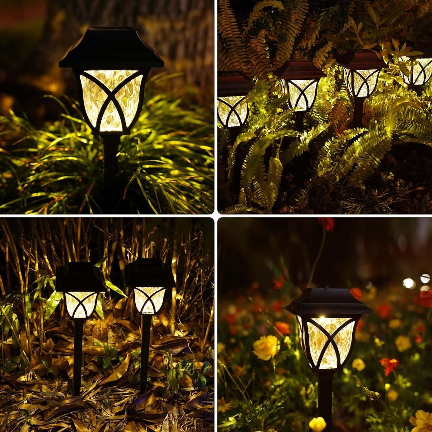 Solar Pathway Lights Outdoor Garden Lights (2 Pcs Set) thumbnail 6