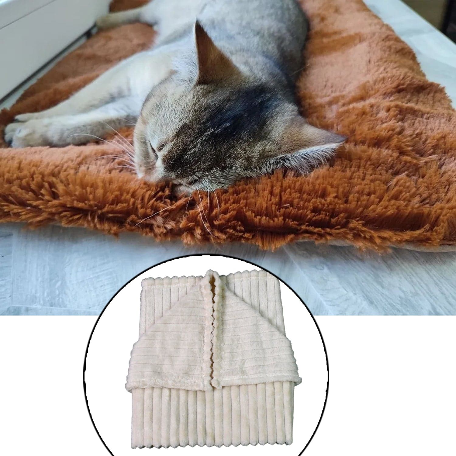 Pet Soft Cat Dog Blanket / Towel Soft Warm Sleep thumbnail 4