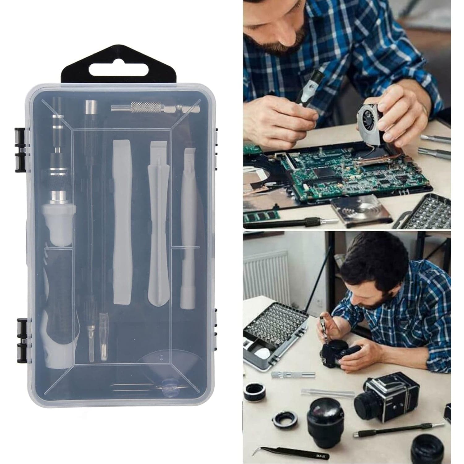 Screwdriver Electronic Laptop, Mobile Repair Tool Kit (117 Pcs Set) thumbnail 6