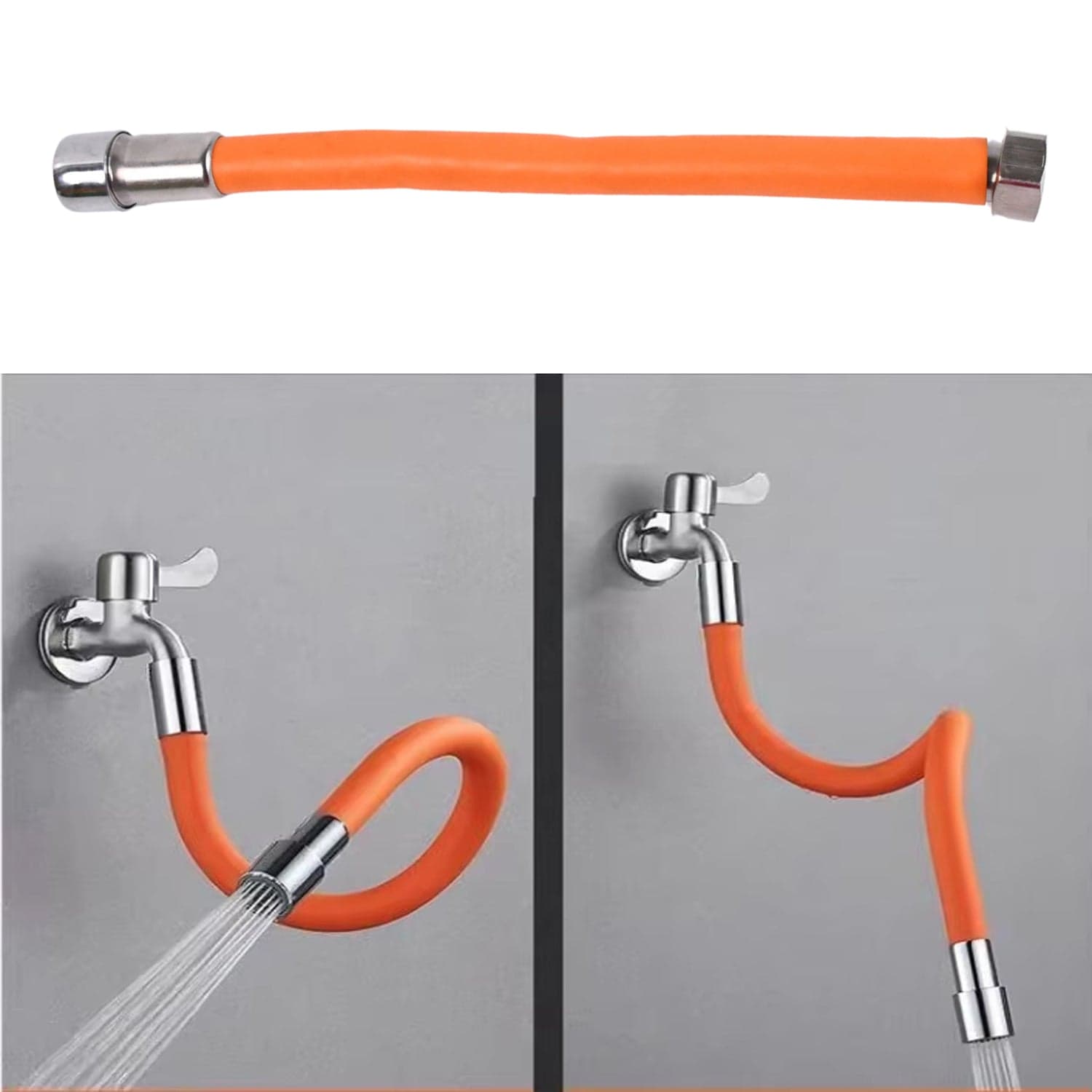 Flexible Faucet Extender Sprayer (27 Cm / Mix Design / 1 Pc) thumbnail 6