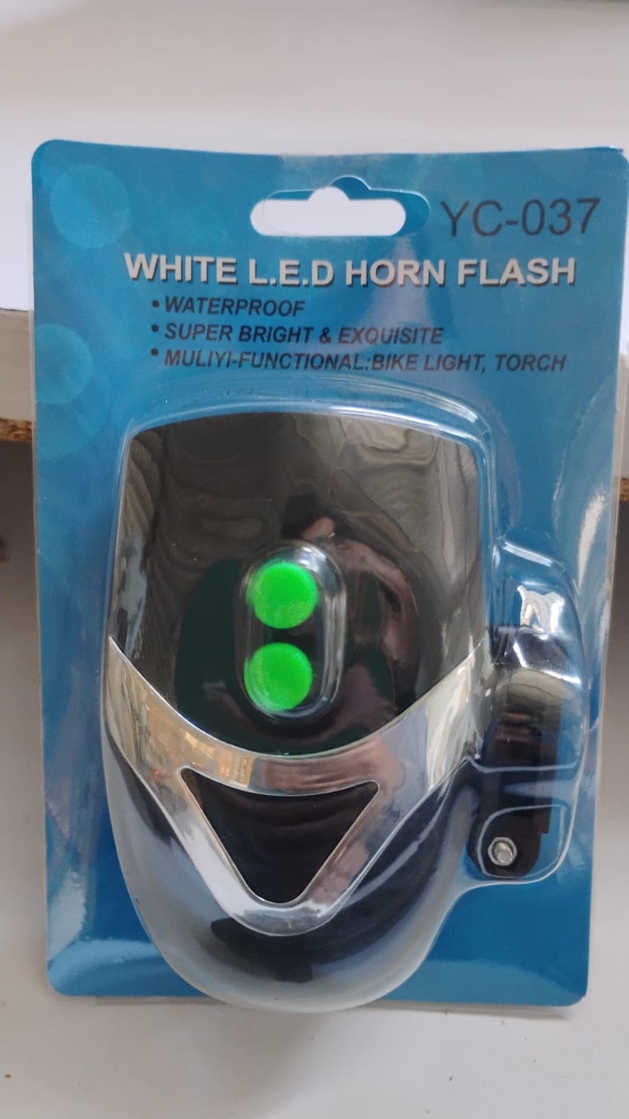 Bicycle 3 LED White Headlight Lamp (1 Pc / Battery not included) thumbnail 9