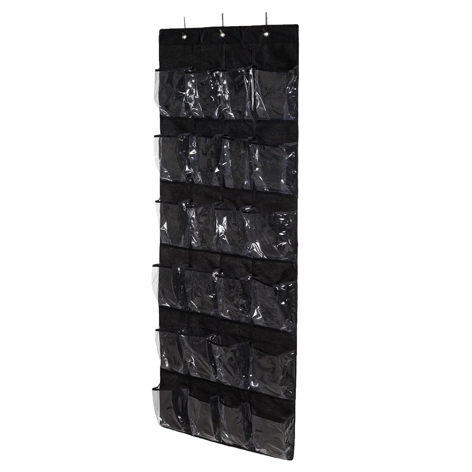 24 Grid Over the Door Shoe Organizer Rack Hanging Storage Space Saver (1 Pc) thumbnail 5