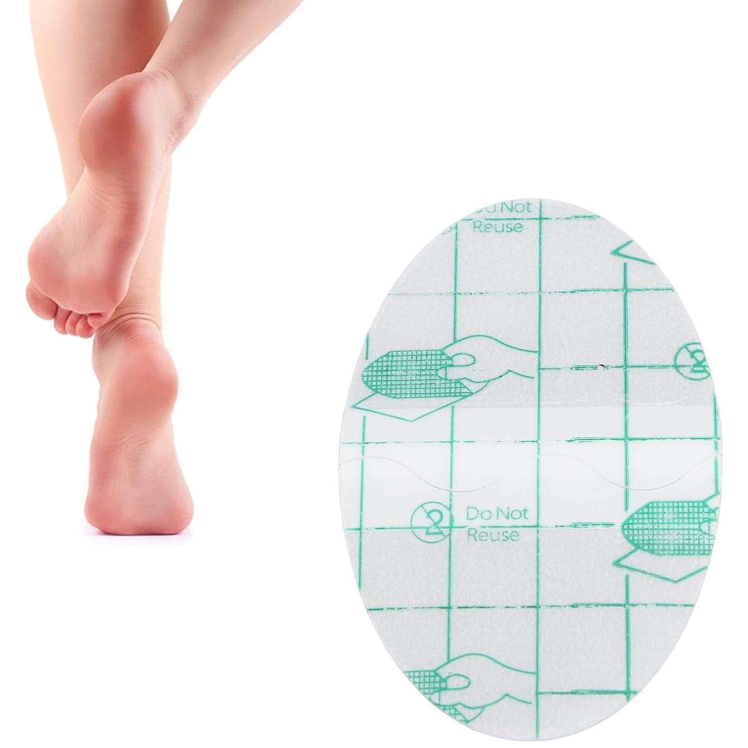Baby Waterproof Ear Stickers, Heel Invisible Foot Sticker (20 Pcs Set Approx) thumbnail 3