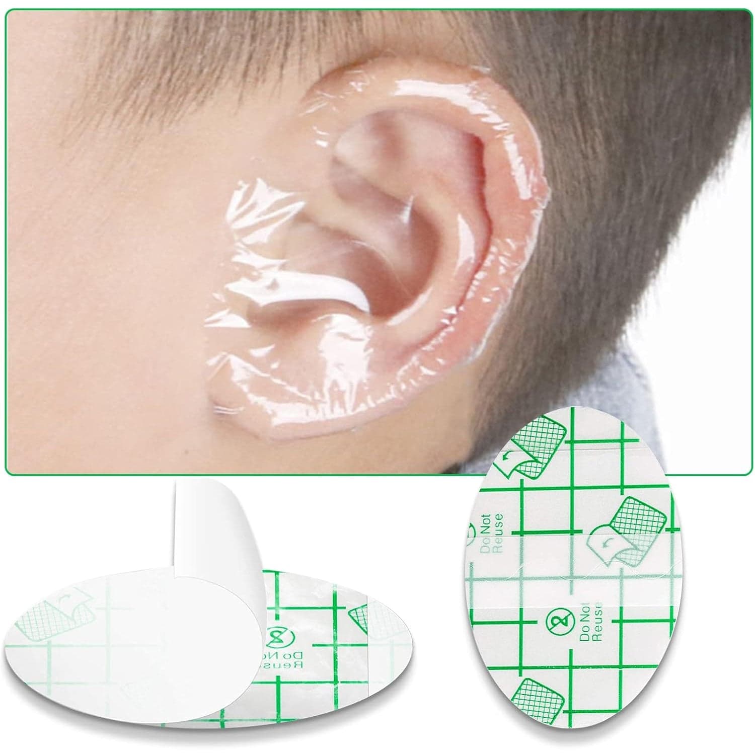 Baby Waterproof Ear Stickers, Heel Invisible Foot Sticker (20 Pcs Set Approx) thumbnail 6