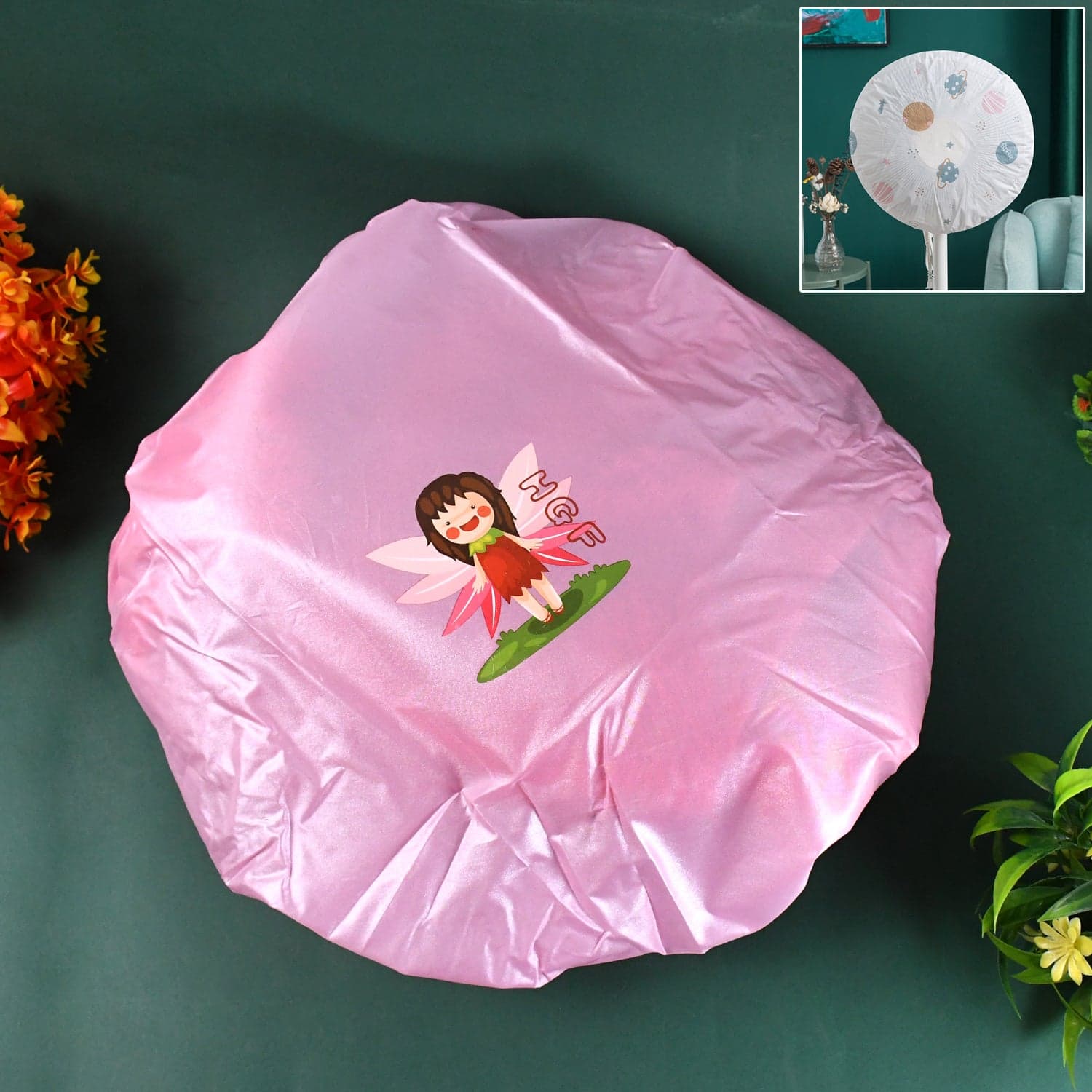 Dust-Proof Round Elastic Protective Case, Fan Cover (1 Pc) thumbnail 2