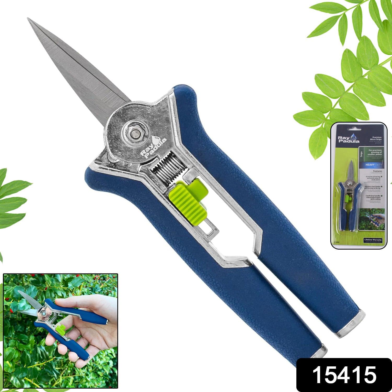 Precision Micro Garden Snip Pruning Scissor thumbnail 2