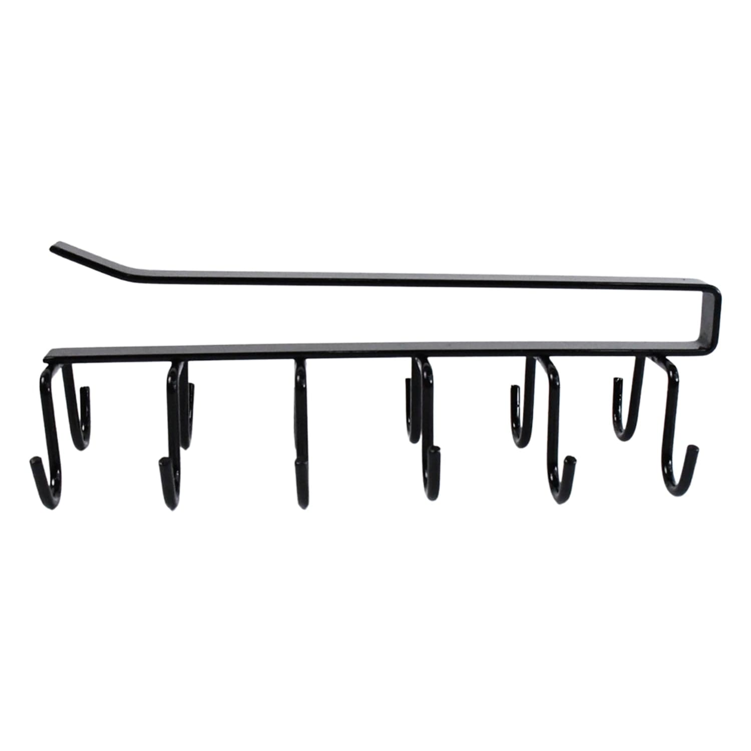 Double-Row Metal cupholder Rack, Multi-Purpose Iron Hanger with 6 Hooks (1 Pc) thumbnail 6