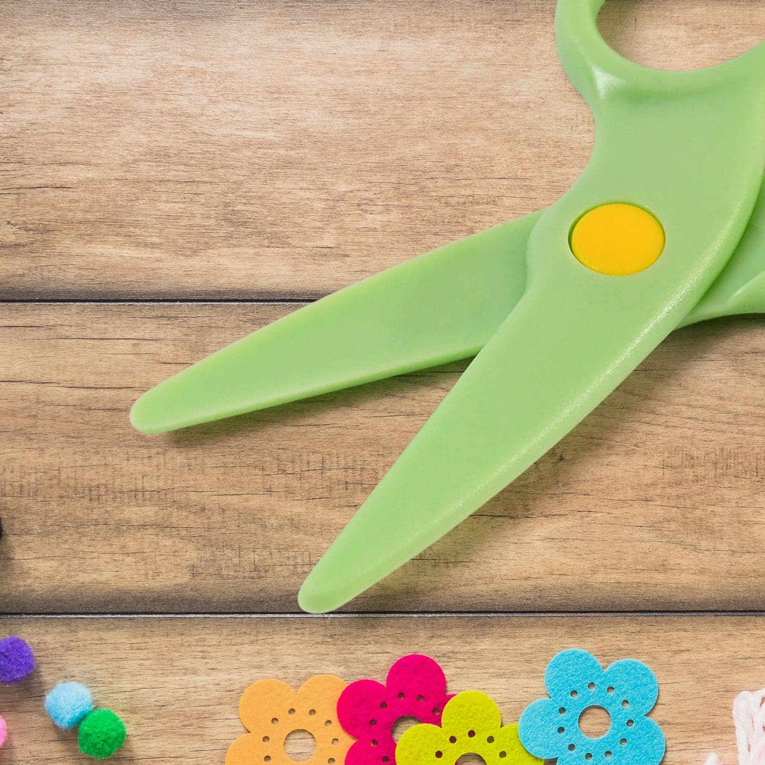 Plastic Safety Scissor, Pre-school Training Scissors (1 Pc) thumbnail 3