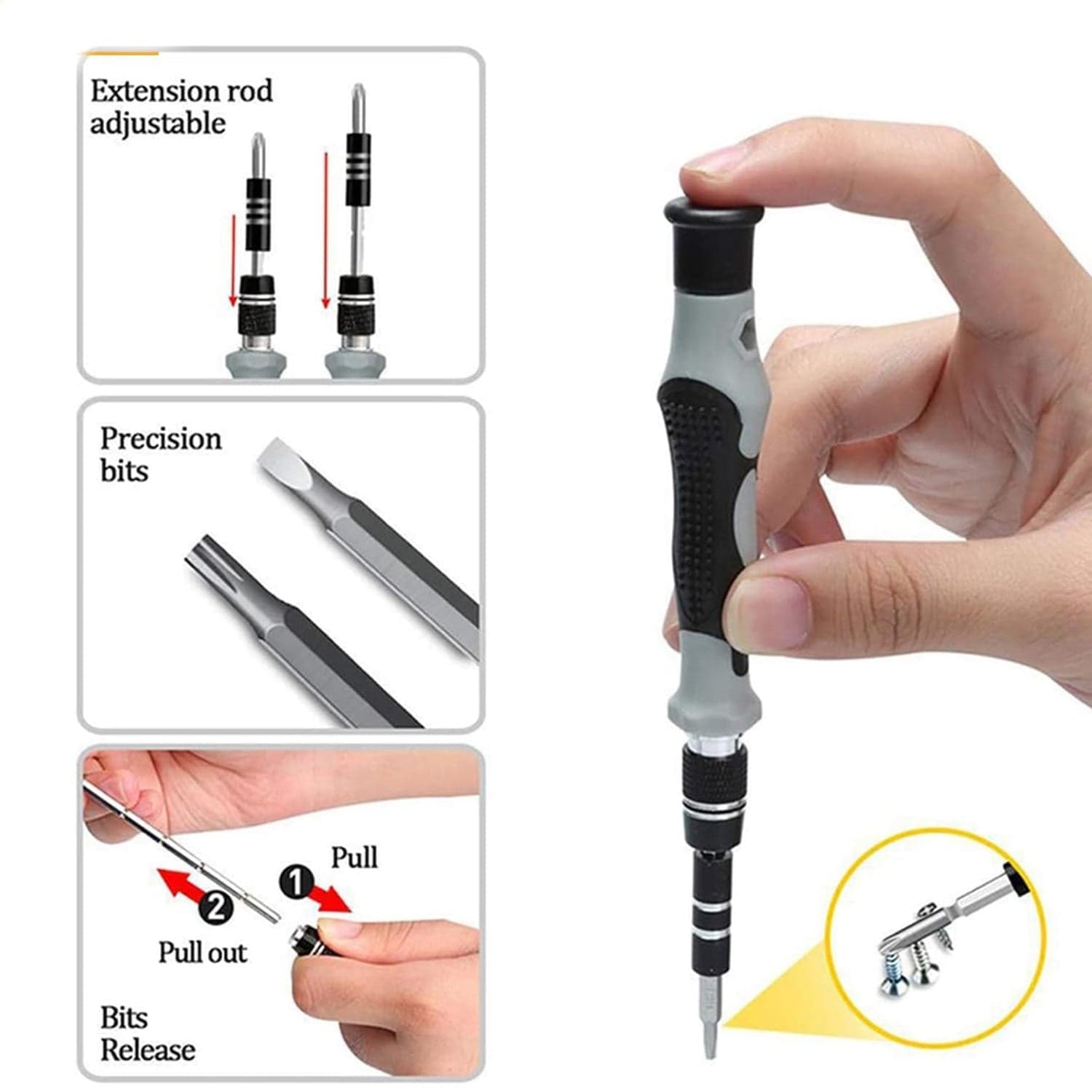 Precision Screwdriver Set 115 In 1 thumbnail 4