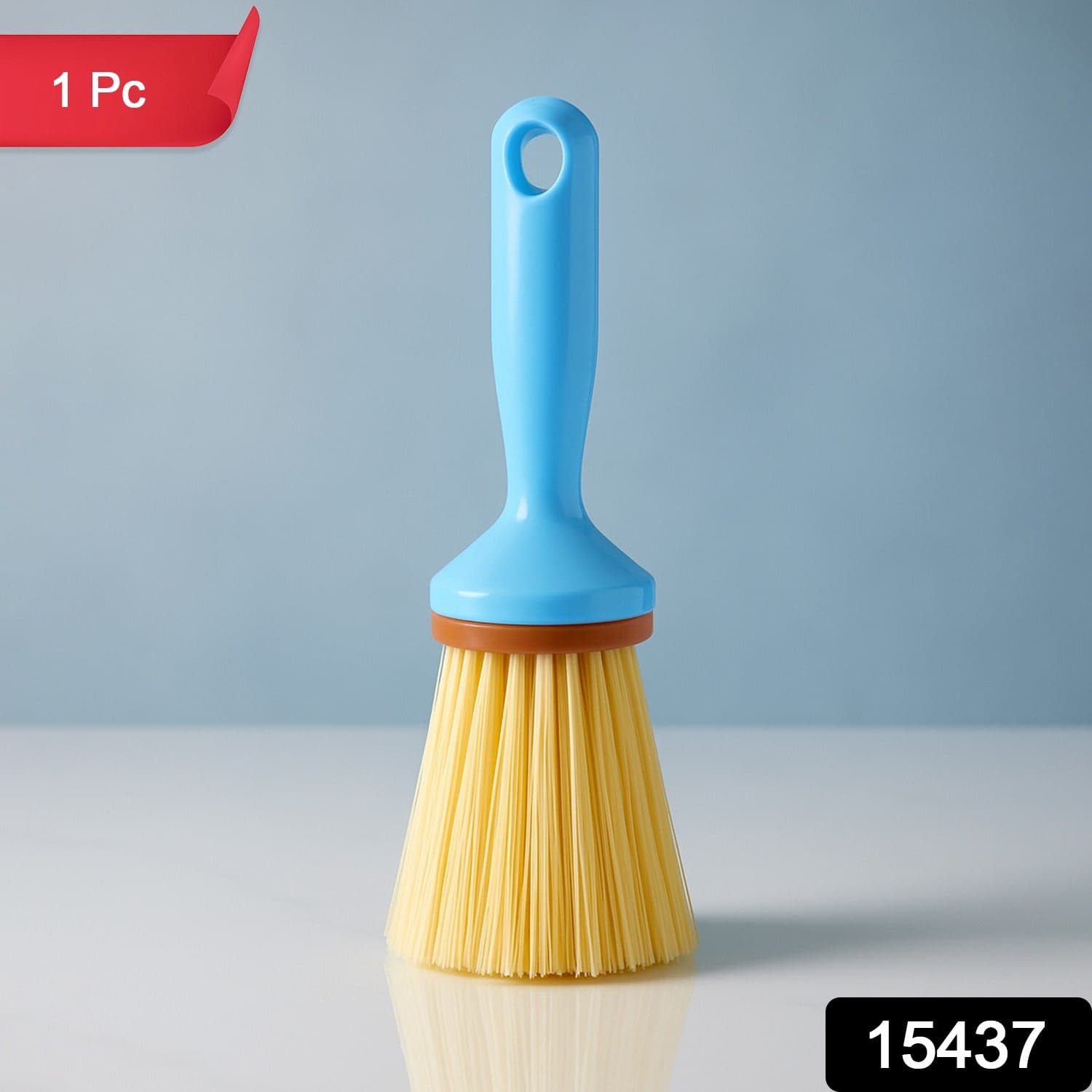 Multi Purpose Short Handle Plastic Cleaning Brush 1 Pc thumbnail 1