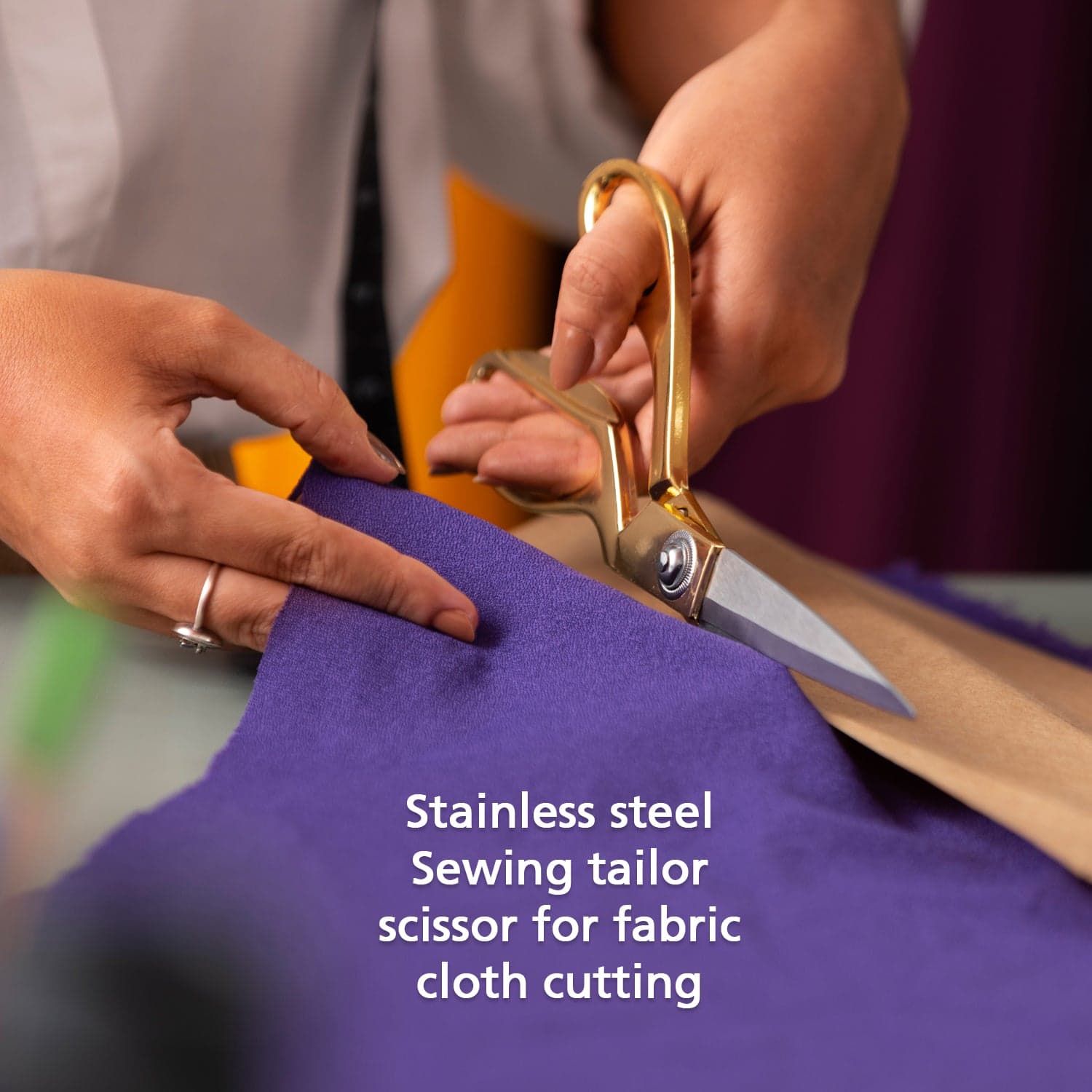 Sharp Stainless Steel Tailoring Scissors for Professionals (9.5 Inch) thumbnail 5