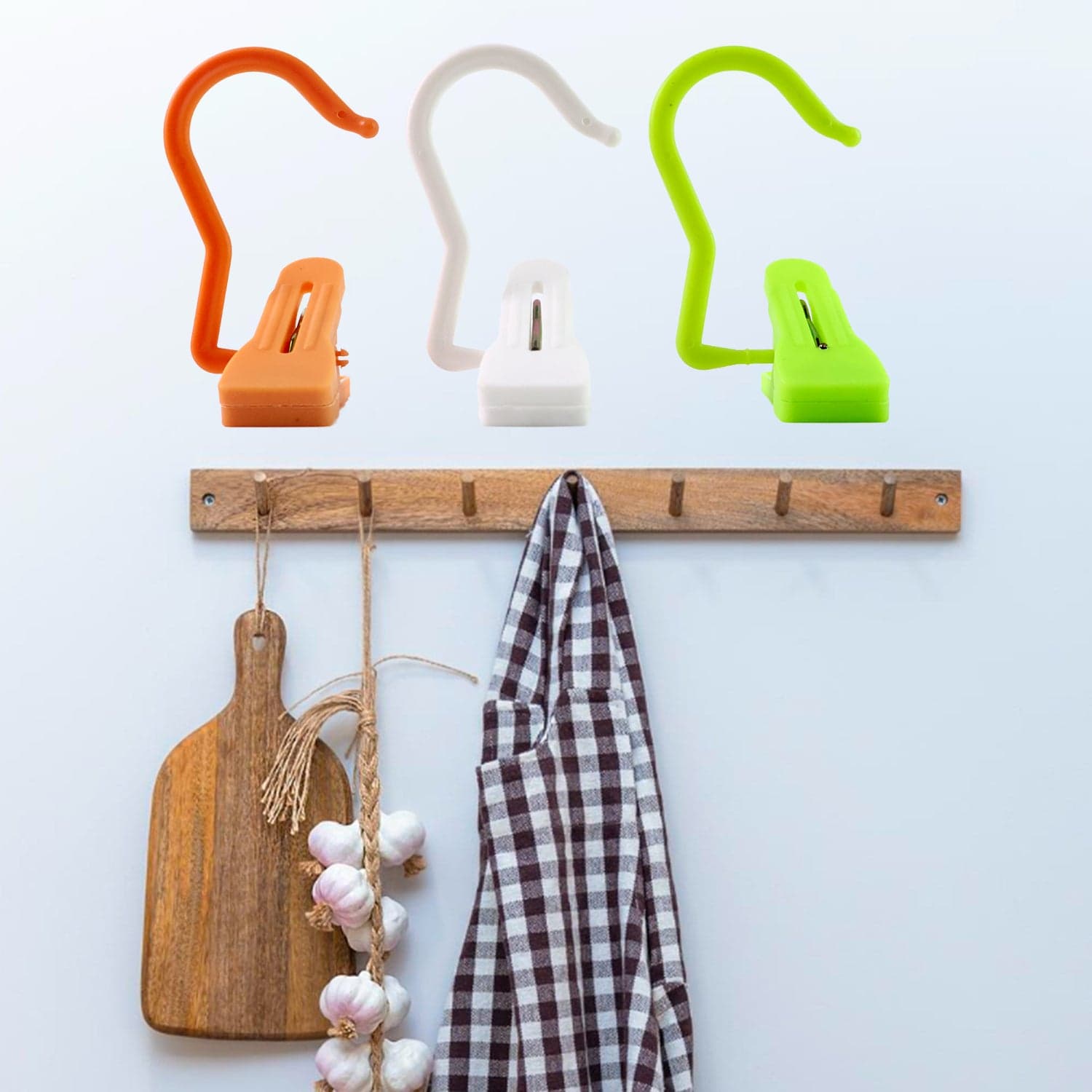Multipurpose Hanging Hook Clip 1 Pc Mix Color thumbnail 2