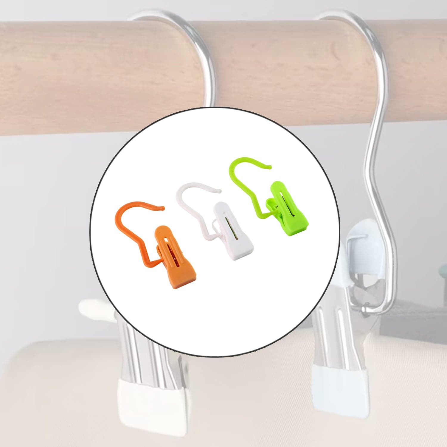 Multipurpose Hanging Hook Clip 1 Pc Mix Color thumbnail 5