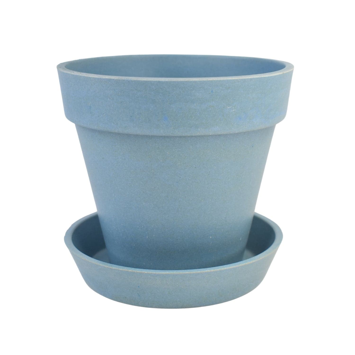 Heavy Plastic Flower pots With Tray (1 Pc) thumbnail 5