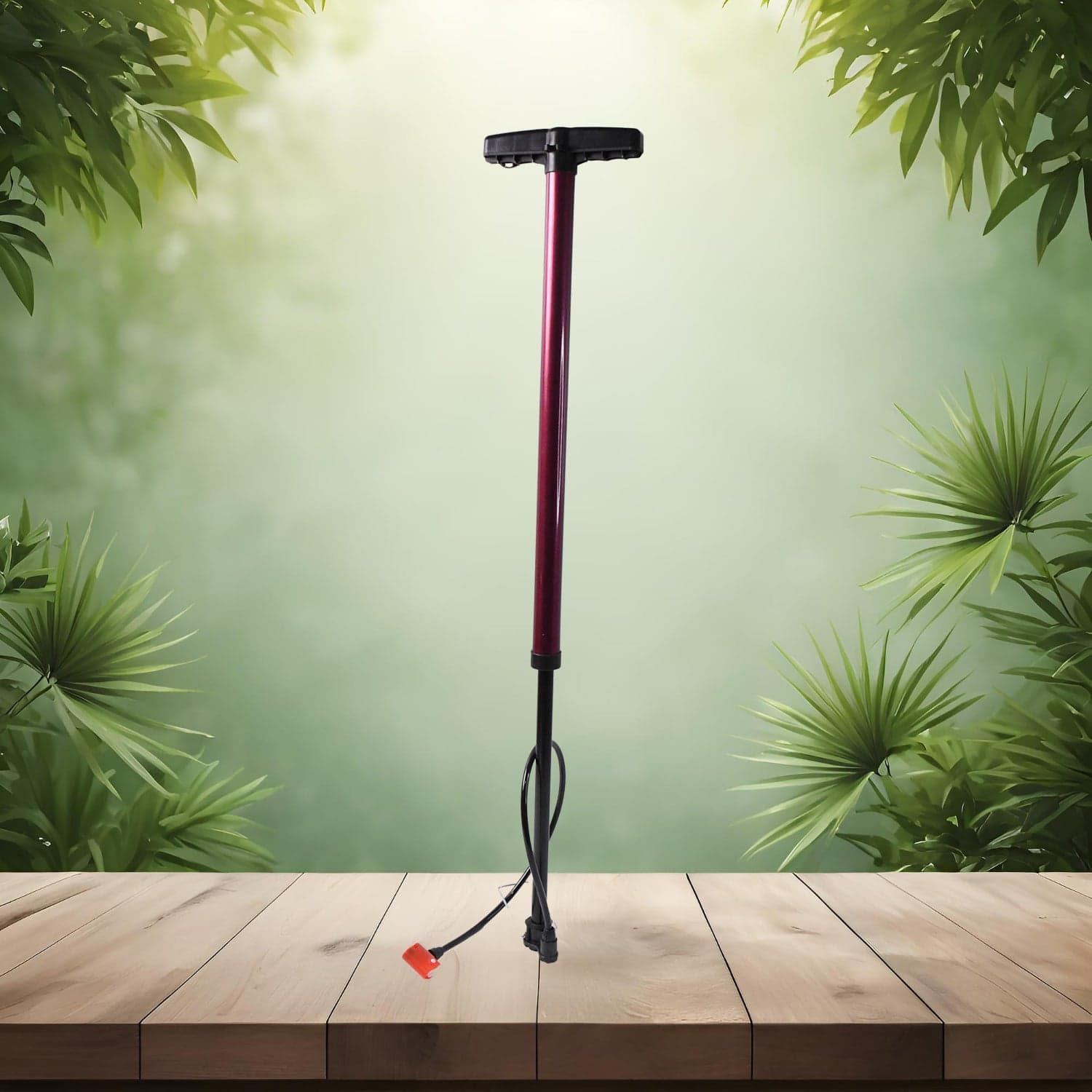 High Pressure Hand Air Pump with Dual Nozzle thumbnail 6