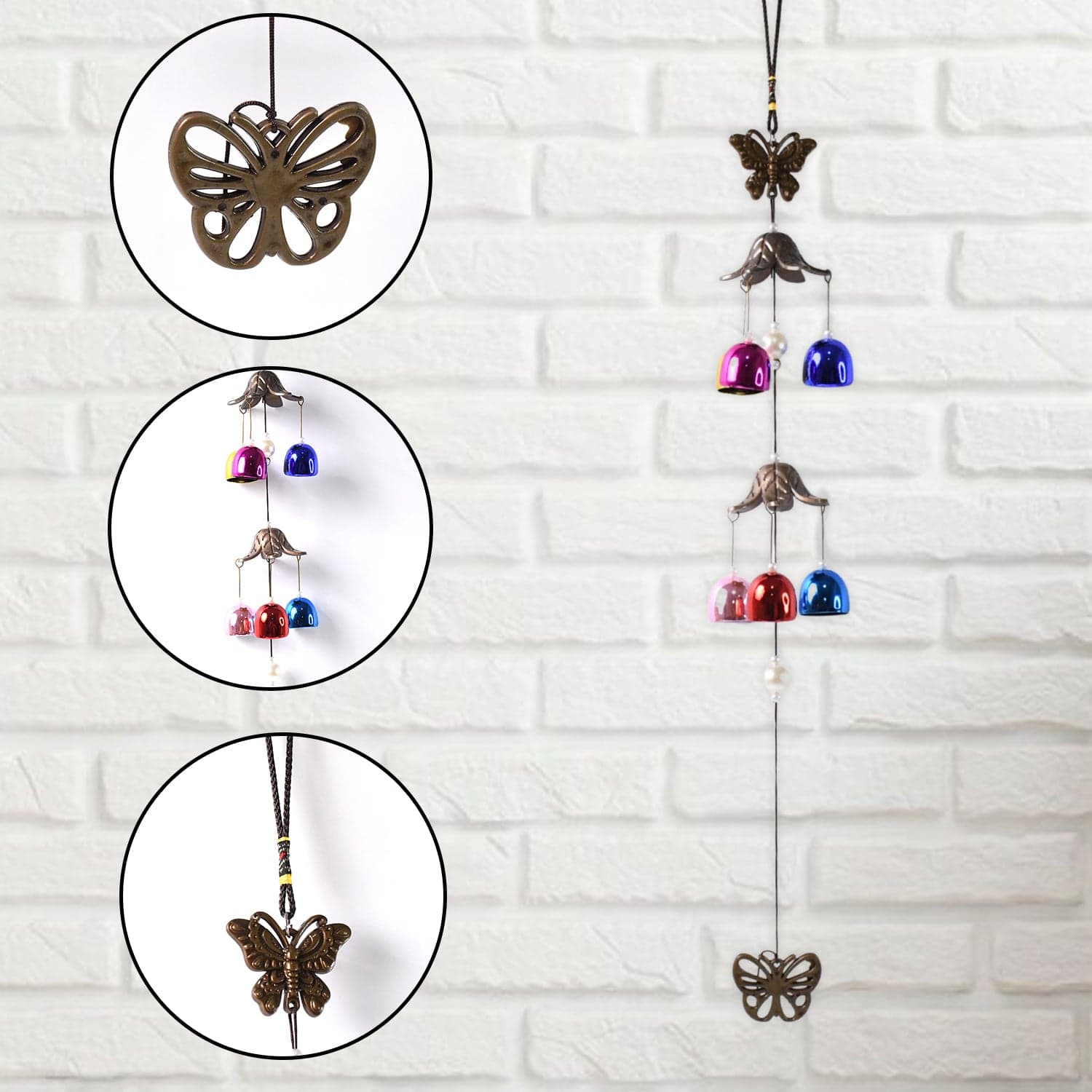 Decorative Wind Chimes Outdoor Hanging Dragonfly Wind Chime (1 Pc) thumbnail 4