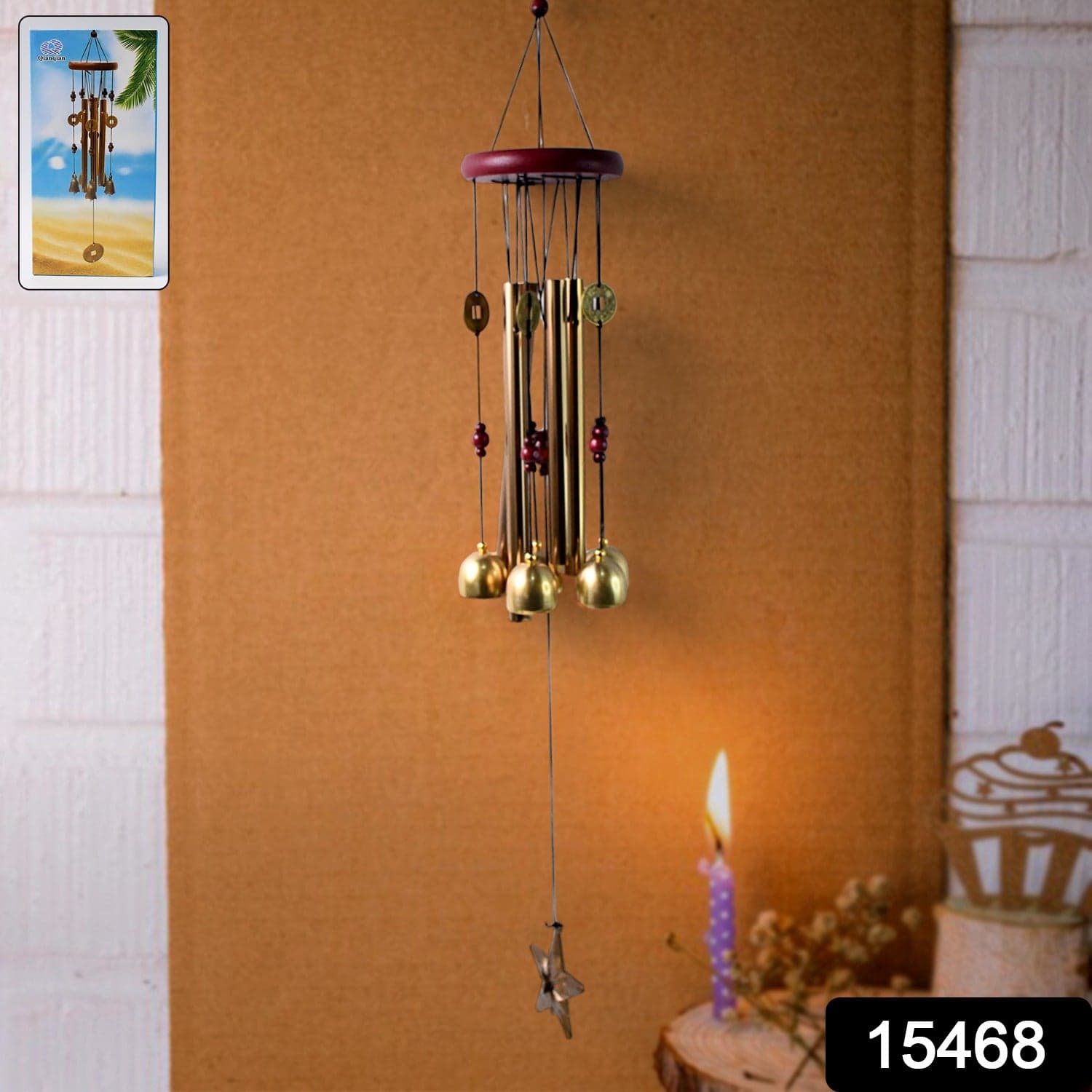 Wind Chimes Outdoor Hanging Dragonfly Wind Chime for Outside (1 Pc) thumbnail 2