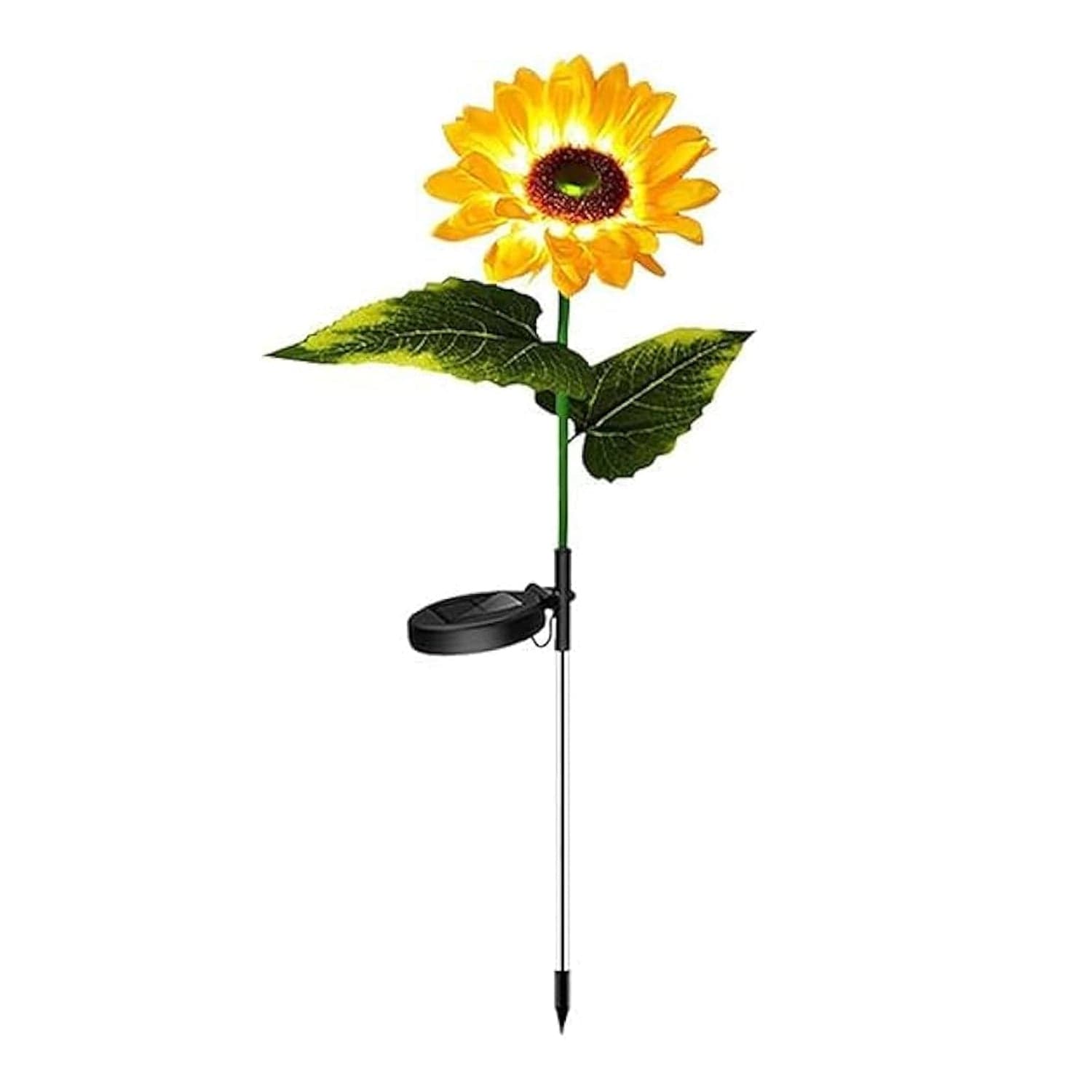 Sunflower Solar LED Lights, Warm White Garden Light (1 Pc) thumbnail 5