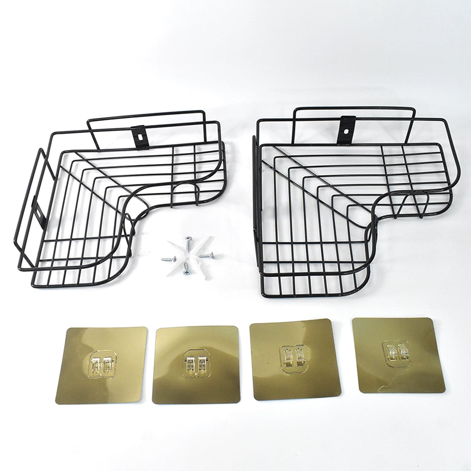 Metal Shower Shelf, Shower Shelf without Drilling (2 Pc) thumbnail 5