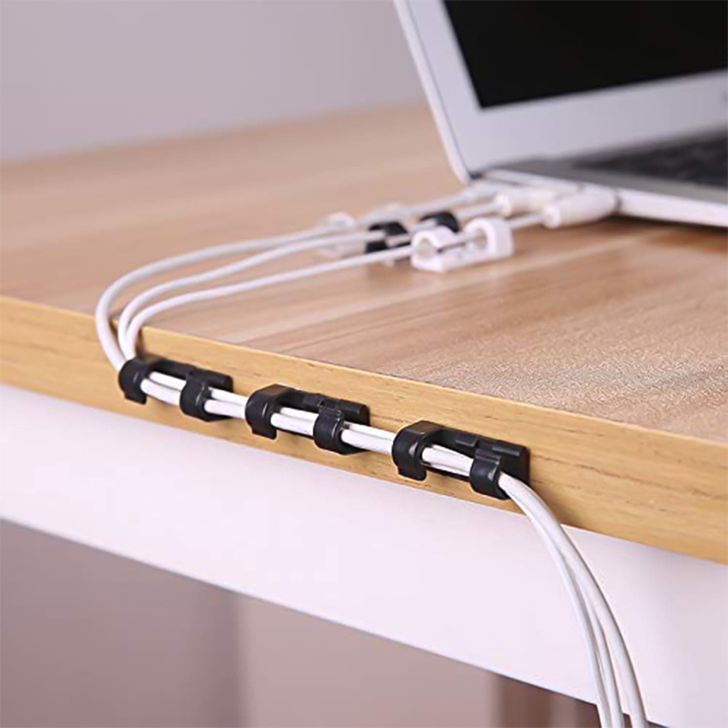 Plastic Wire Cord Cable Clips Organizer Holder (16 Pcs Set) thumbnail 1