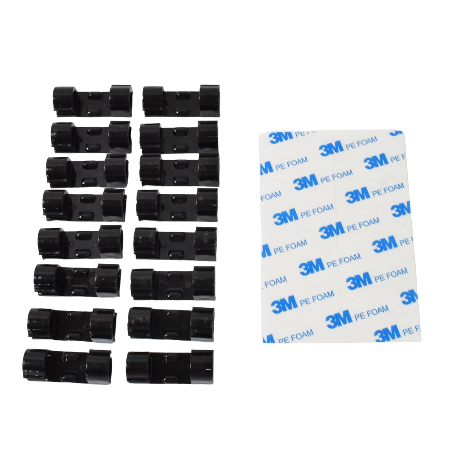 Plastic Wire Cord Cable Clips Organizer Holder (16 Pcs Set) thumbnail 6
