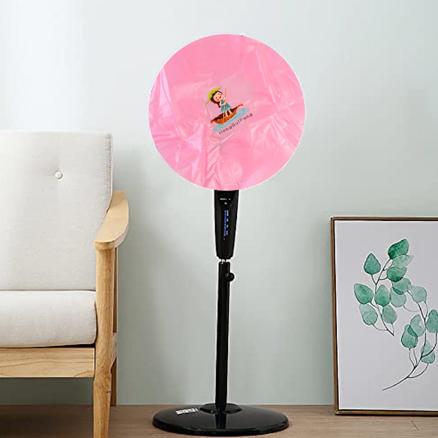 Round Dust Proof Elastic fan Cover (1 Pc / Mix Design) thumbnail 4