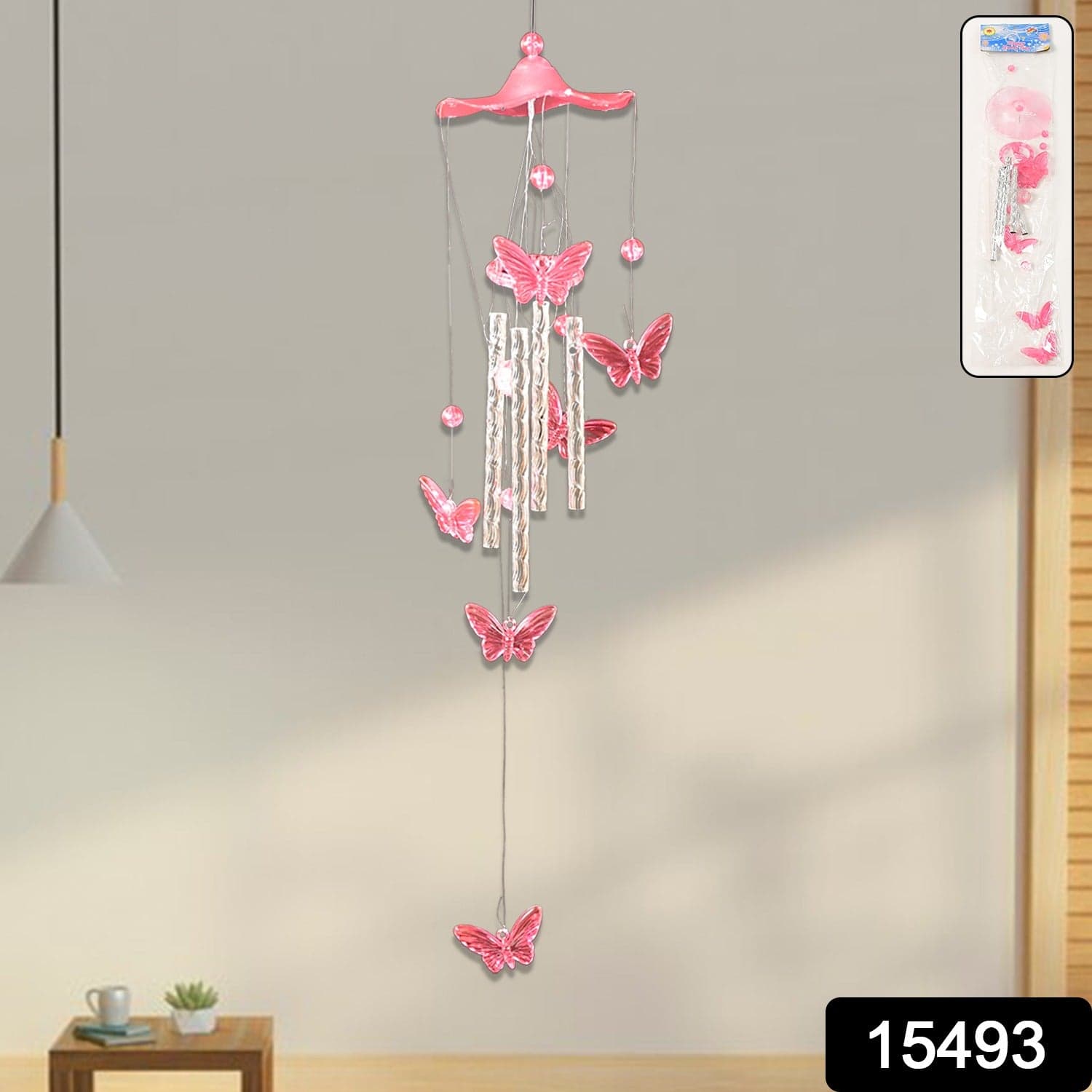 Butterfly Bell Wind Chimes Creative (1 Pc) thumbnail 2