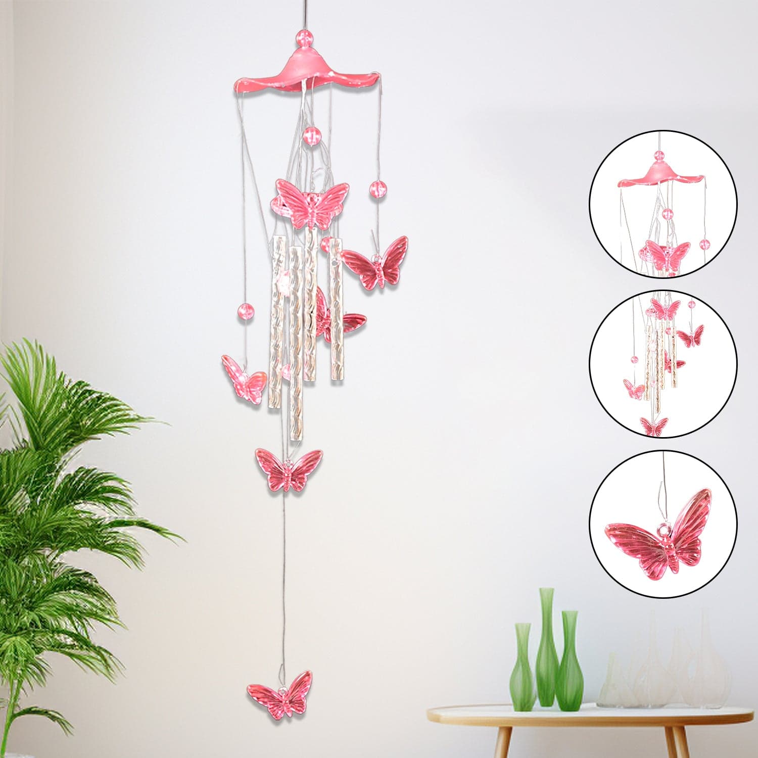 Butterfly Bell Wind Chimes Creative (1 Pc) thumbnail 4