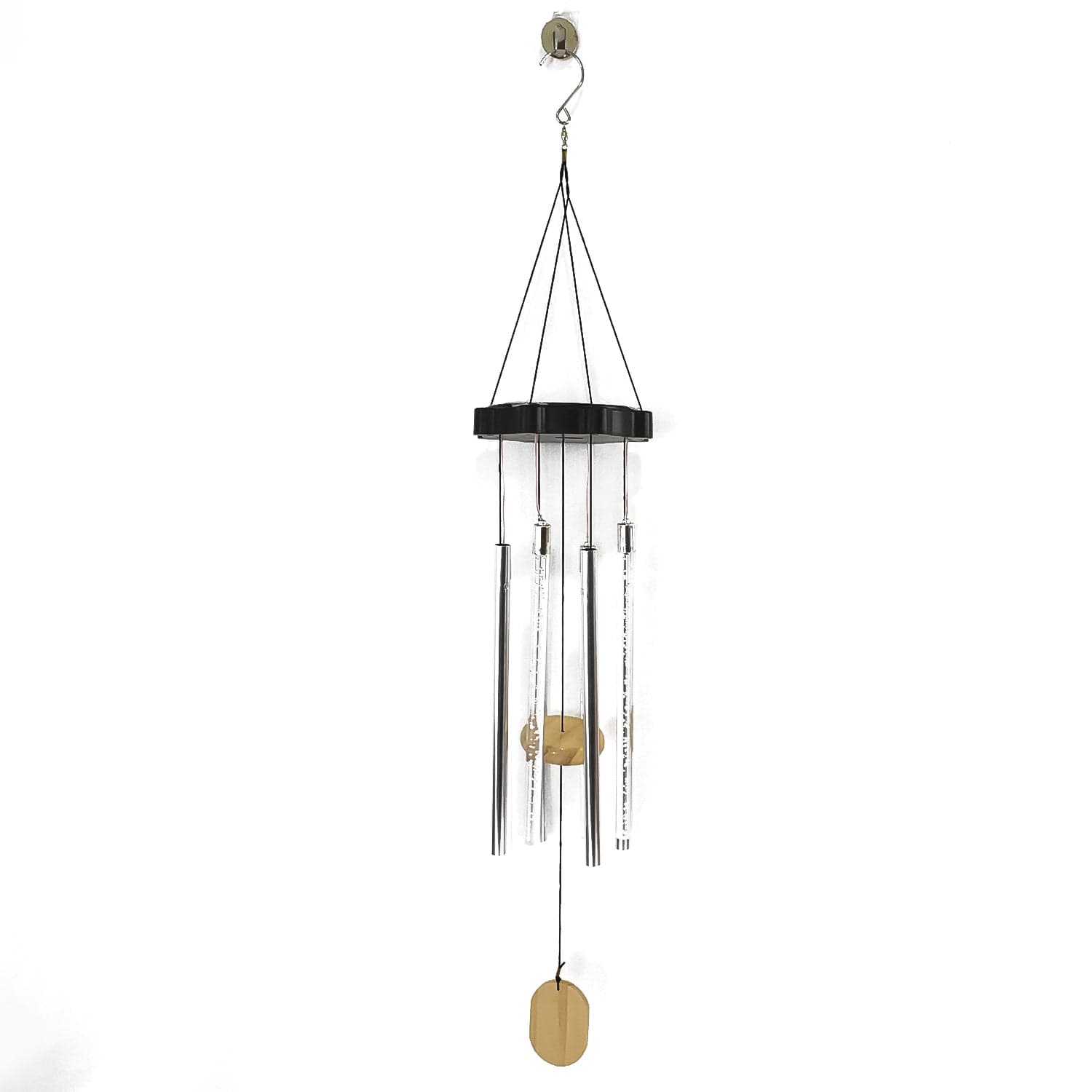 Solar LED Wind Chime with Tubes Soothing Sound & Colorful Glow (1 Set) thumbnail 5