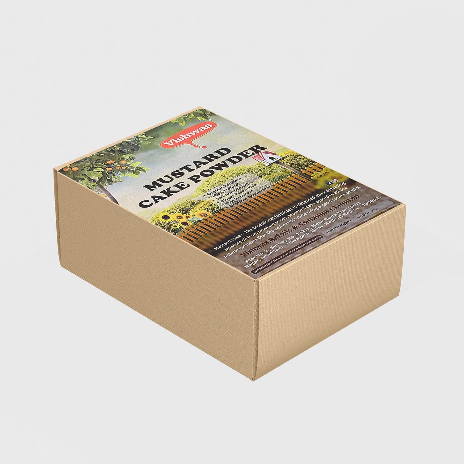 Mustard Cake Fertilizer For Plants 900gm thumbnail 5