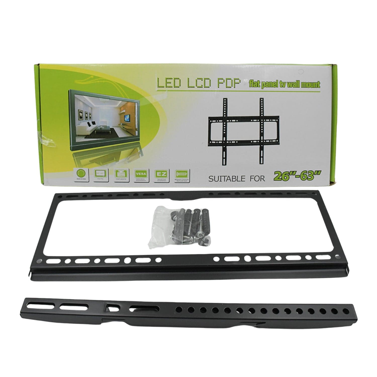 Tv Wall Bracket Mount Slim Monitor Stand For 26 X 63 thumbnail 4