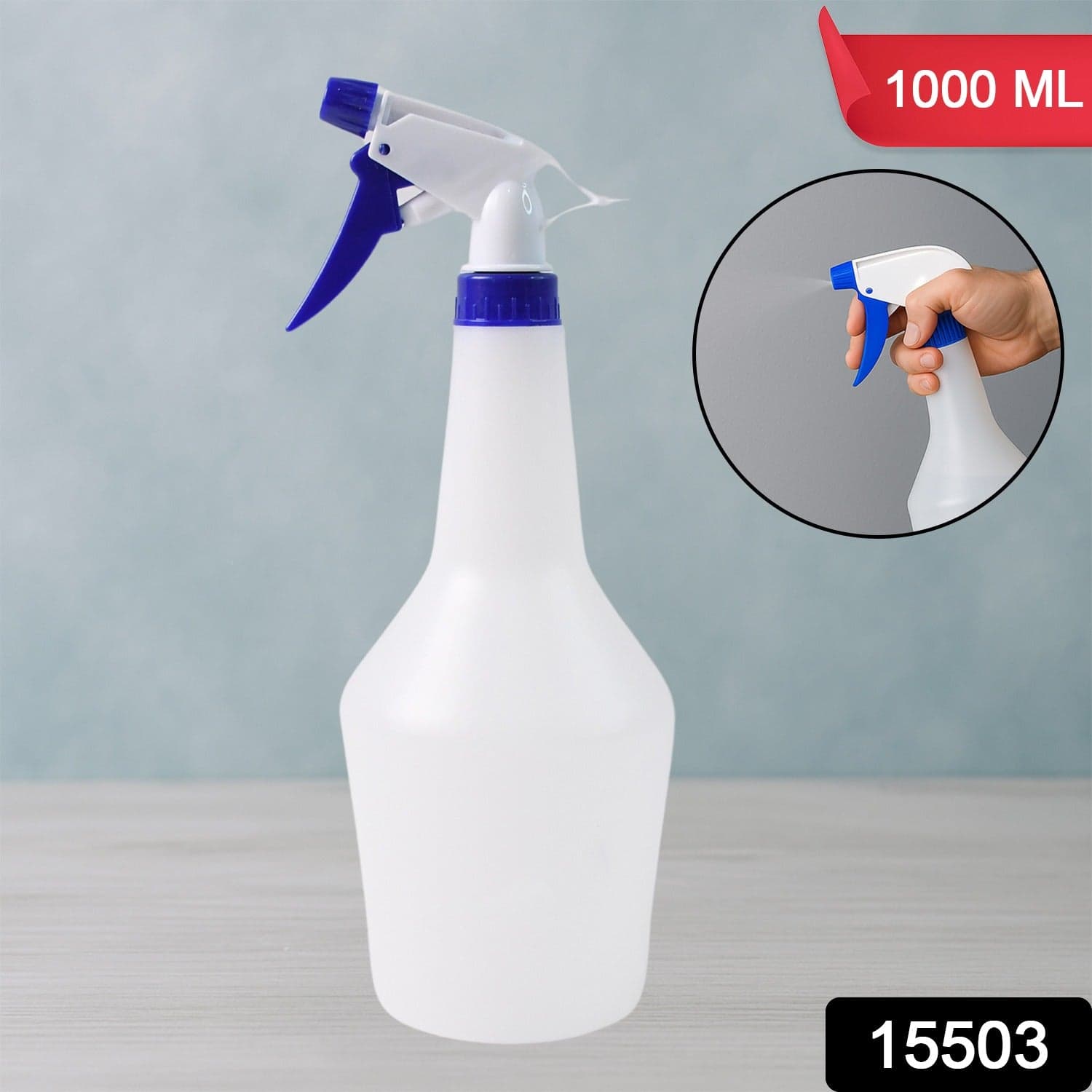 Multipurpose Plastic Trigger Spray Bottle 1 L thumbnail 1