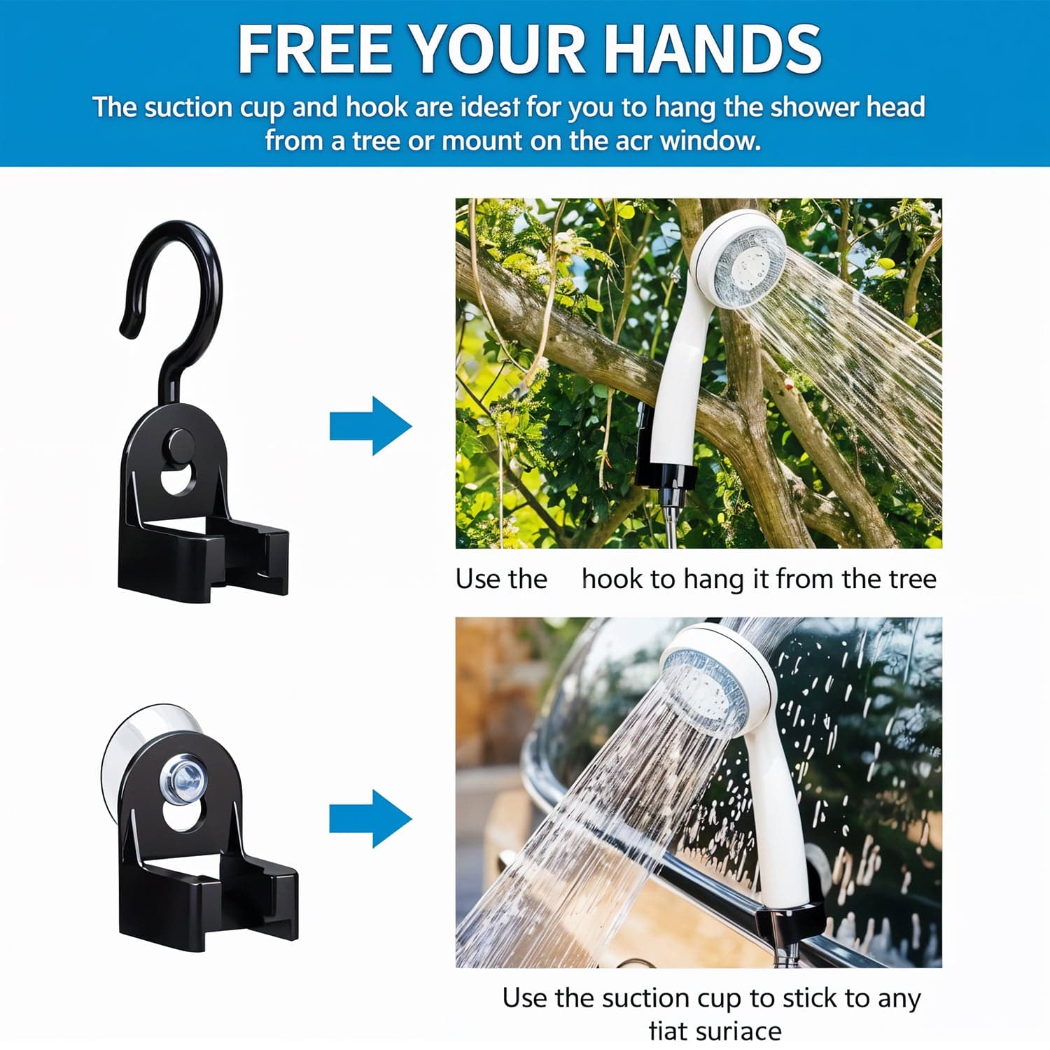 Portable Outdoor Shower Kit 1 Set thumbnail 6