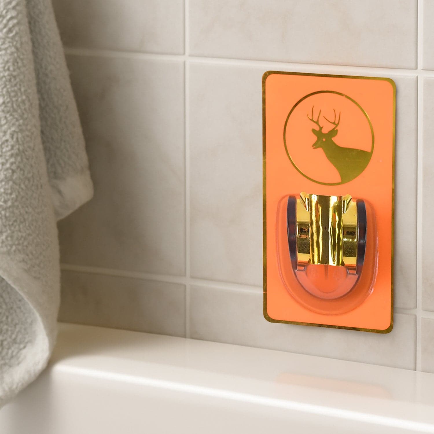 Self Adhesive Adjustable Shower Head Holder 1 Pc thumbnail 2