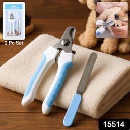 Pet Nail Clipper N File 2Pc