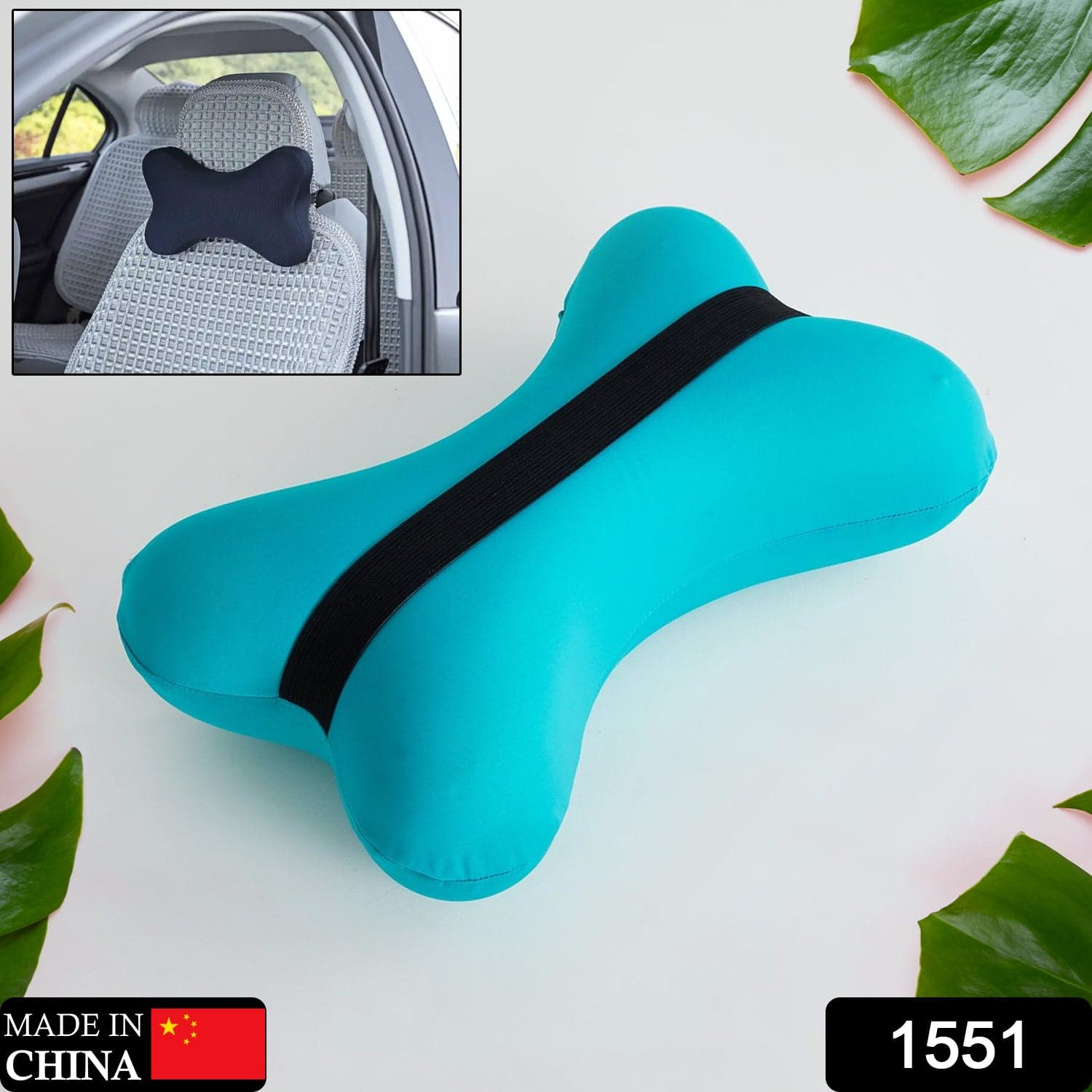 Microbead Roll Neck Pillow Mini Microbeads Bone Type Travel Pillow Soft Cushion Back Head Neck Support thumbnail 3