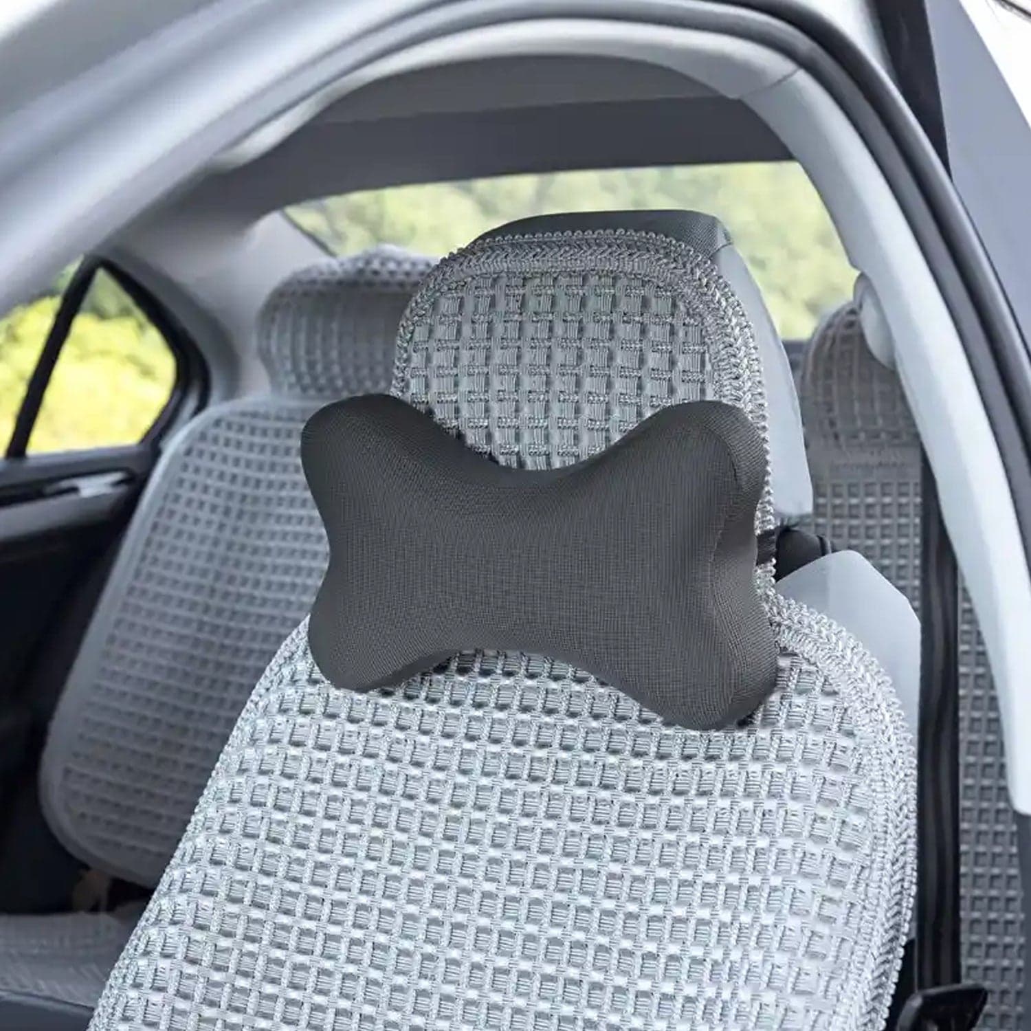 Microbead Roll Neck Pillow Mini Microbeads Bone Type Travel Pillow Soft Cushion Back Head Neck Support thumbnail 7