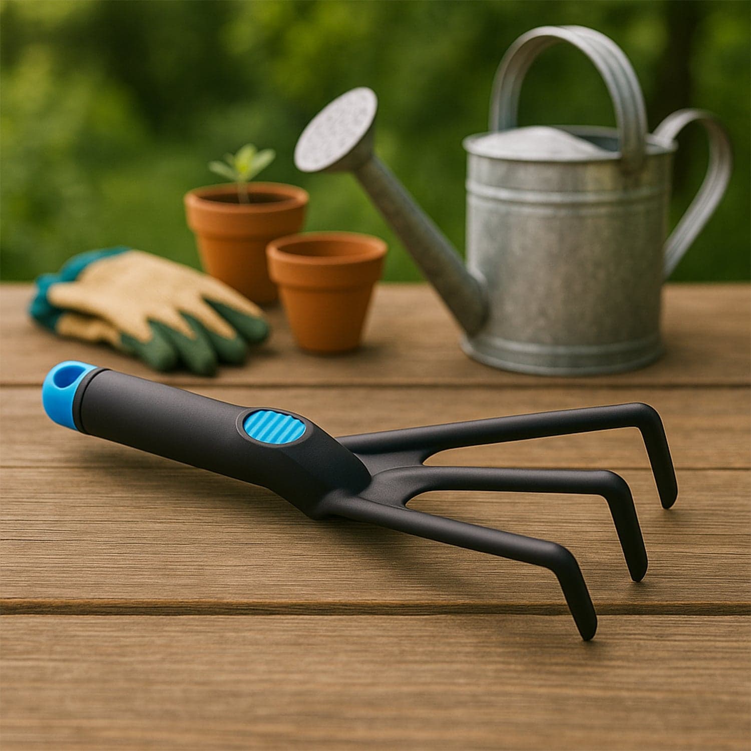 Plastic Premium Garden Hand Cultivator Tool 1 Pc thumbnail 2