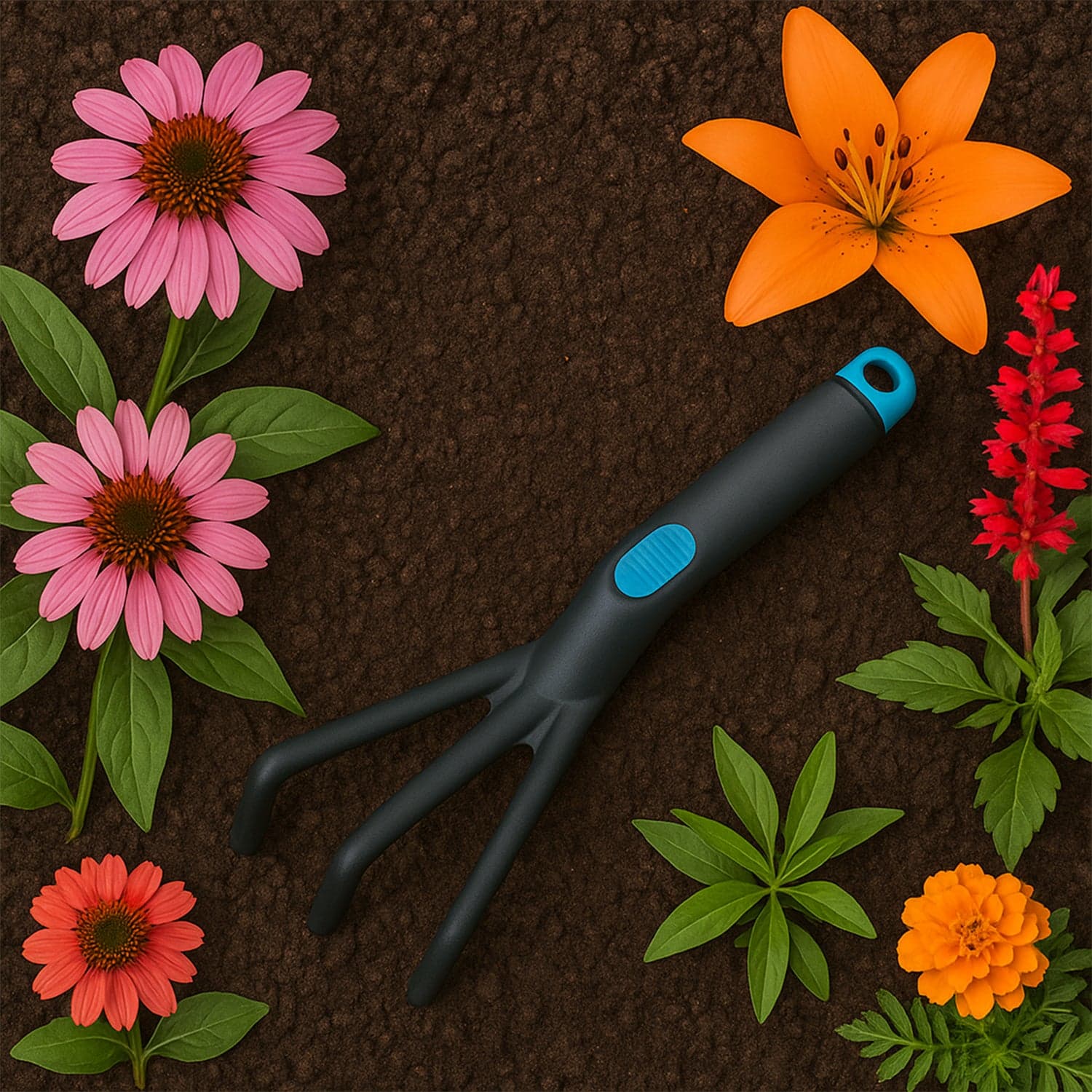 Plastic Premium Garden Hand Cultivator Tool 1 Pc thumbnail 5