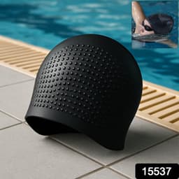 Premium Silicone Waterproof Swimming Cap 1 Pc