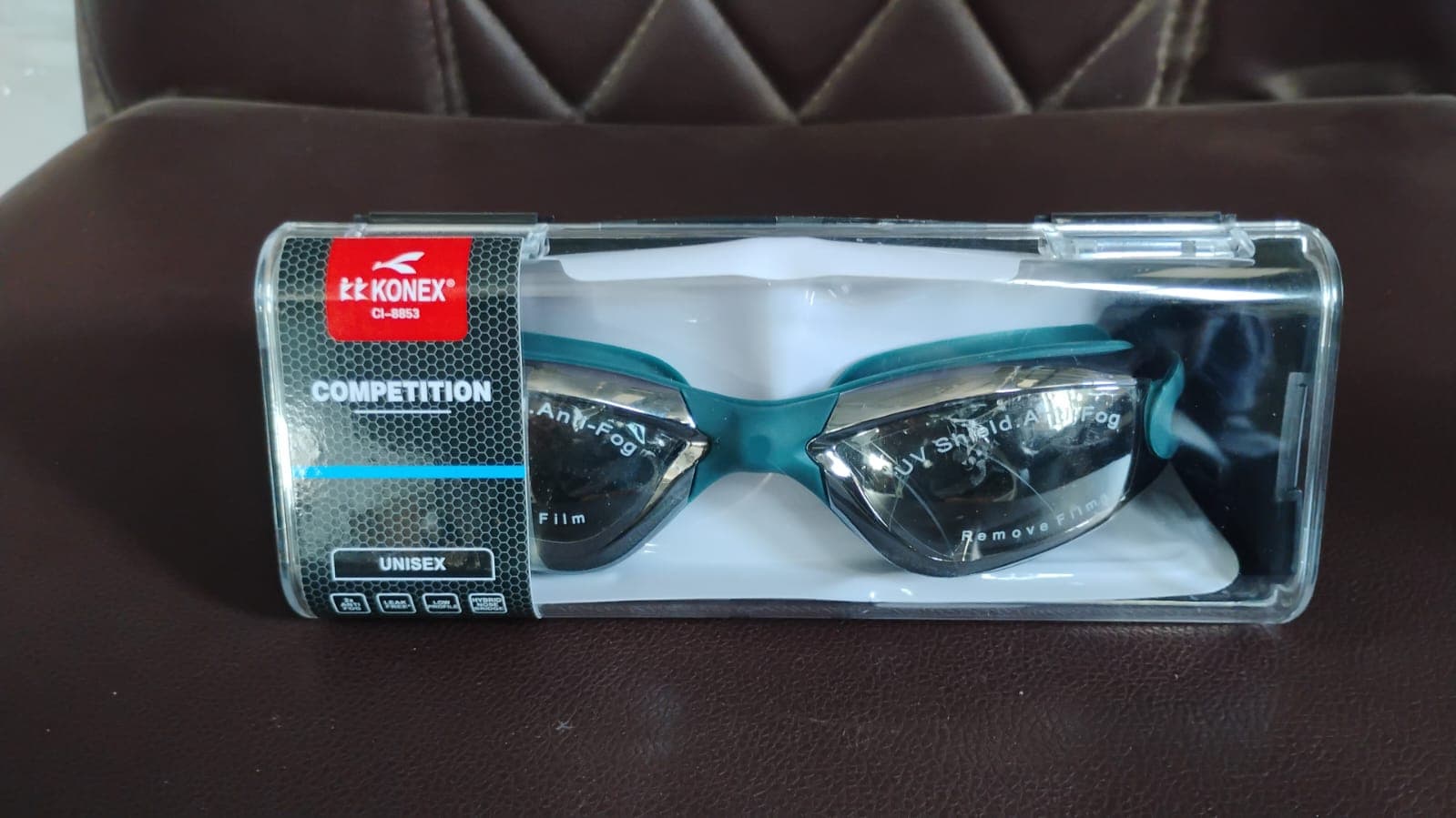 Professional Anti Fog UV Protection Swimming Goggles thumbnail 6