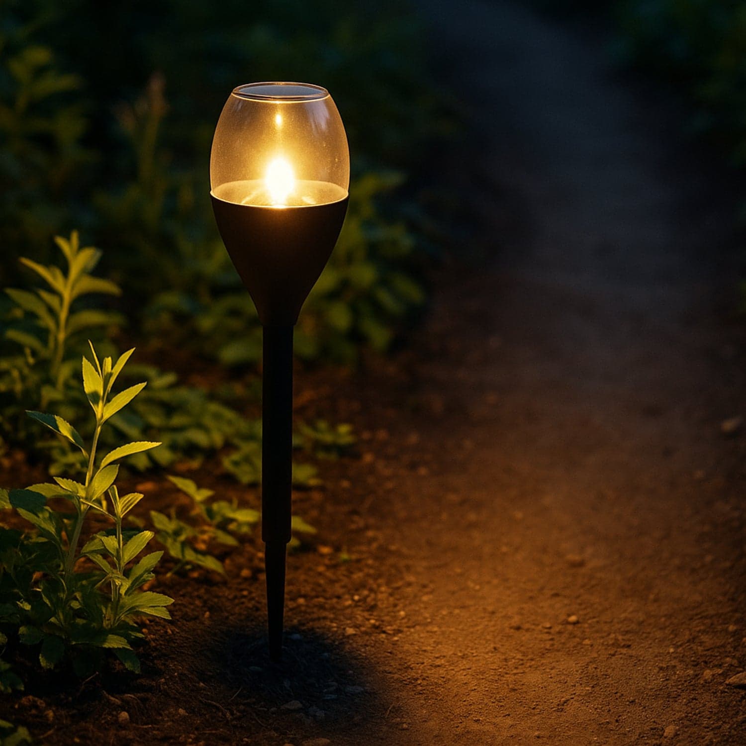 Solar Powered Outdoor Pathway Garden Light 1 Pc thumbnail 5