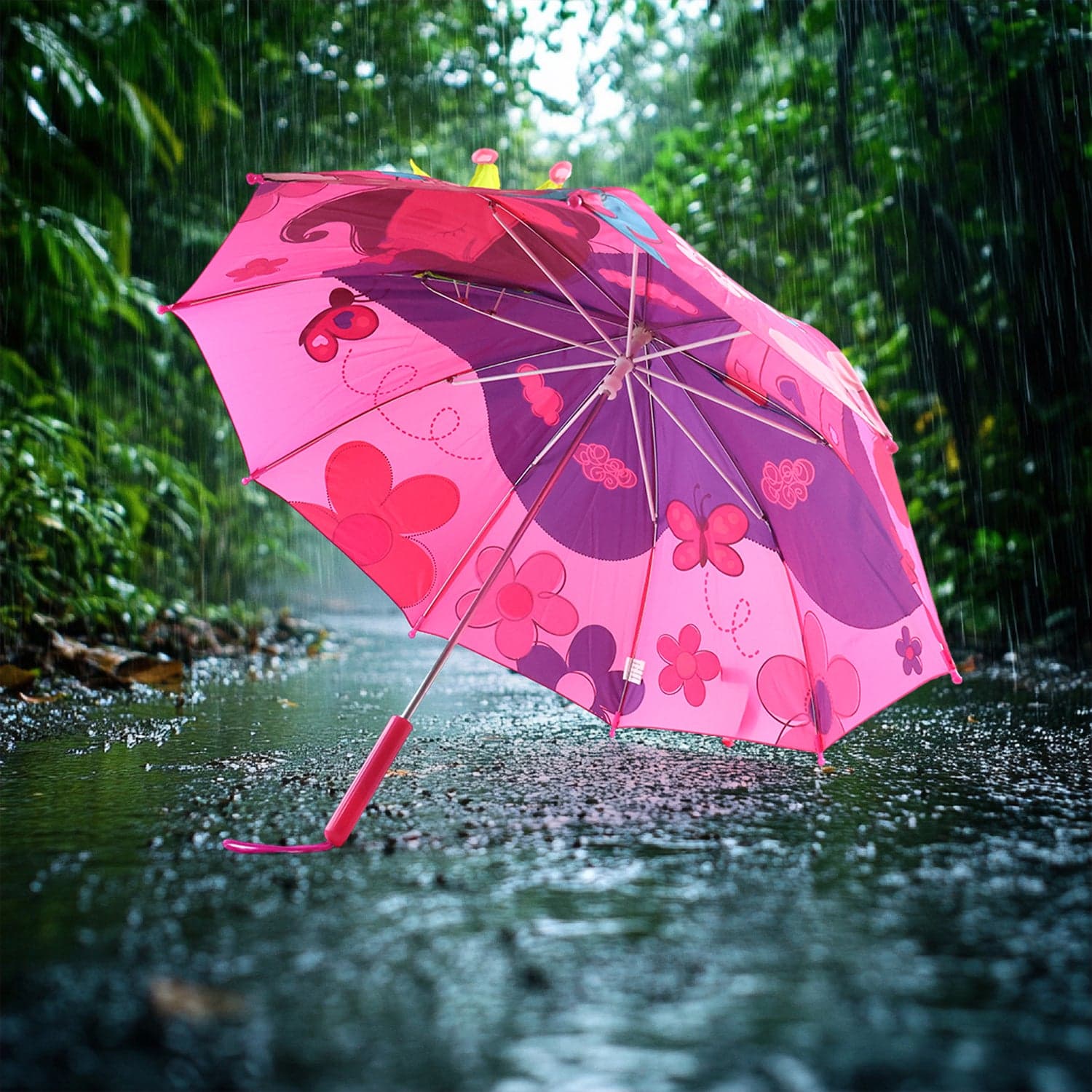 Manual Open 3D Kids Umbrella thumbnail 5