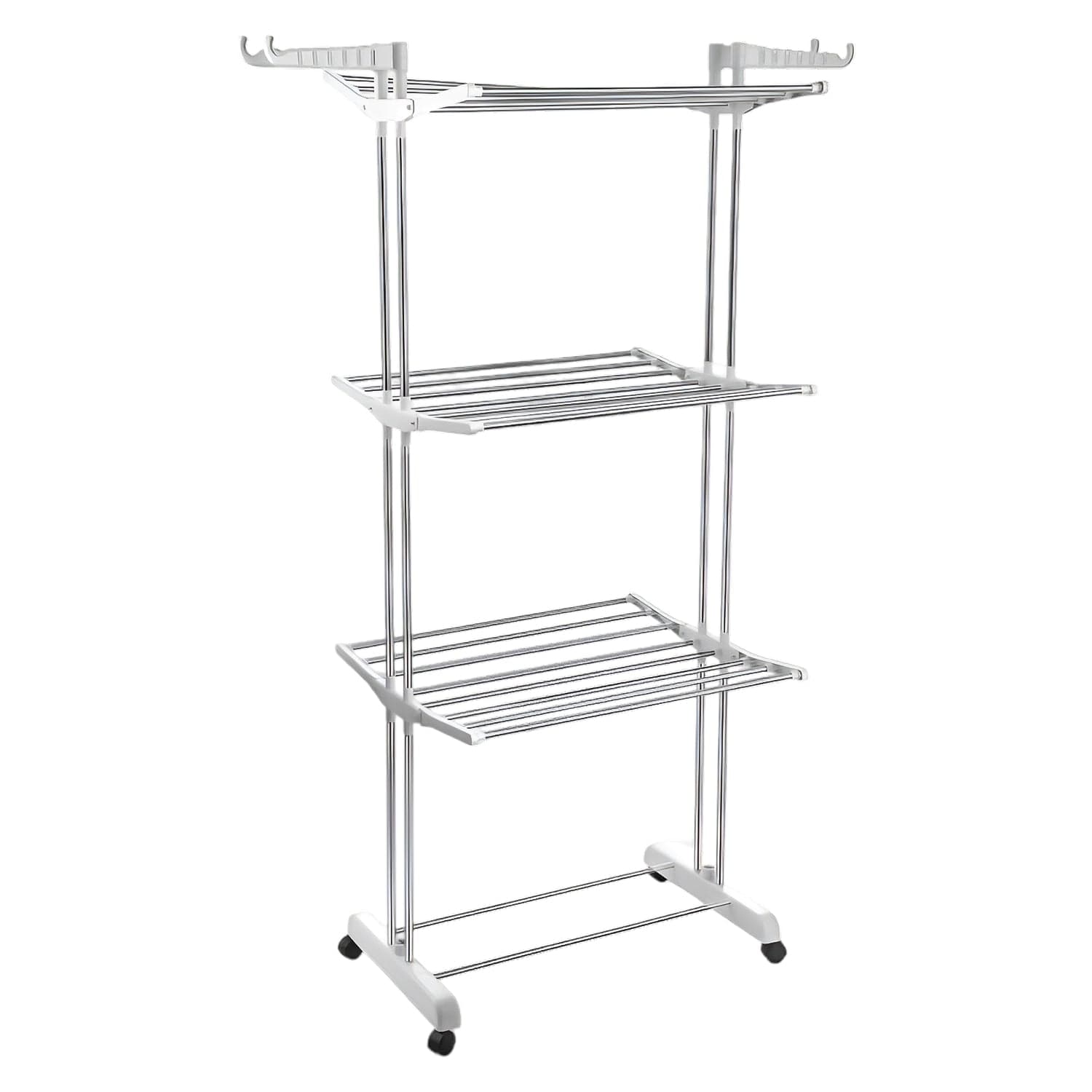 3L Ss Cloth Drying Stand With Wheels thumbnail 6