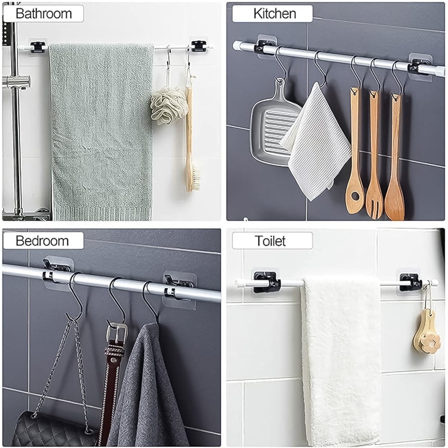 Heavy Duty Wall Clip 2Pc thumbnail 2