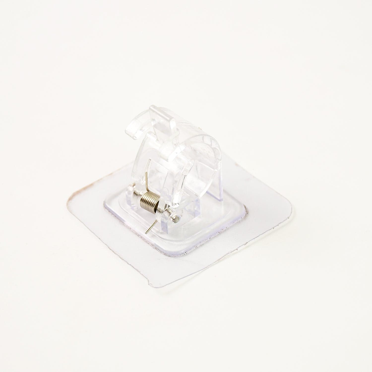 Self Adhesive Transparent Wall With Spring Loaded Anti Slip Clip thumbnail 4