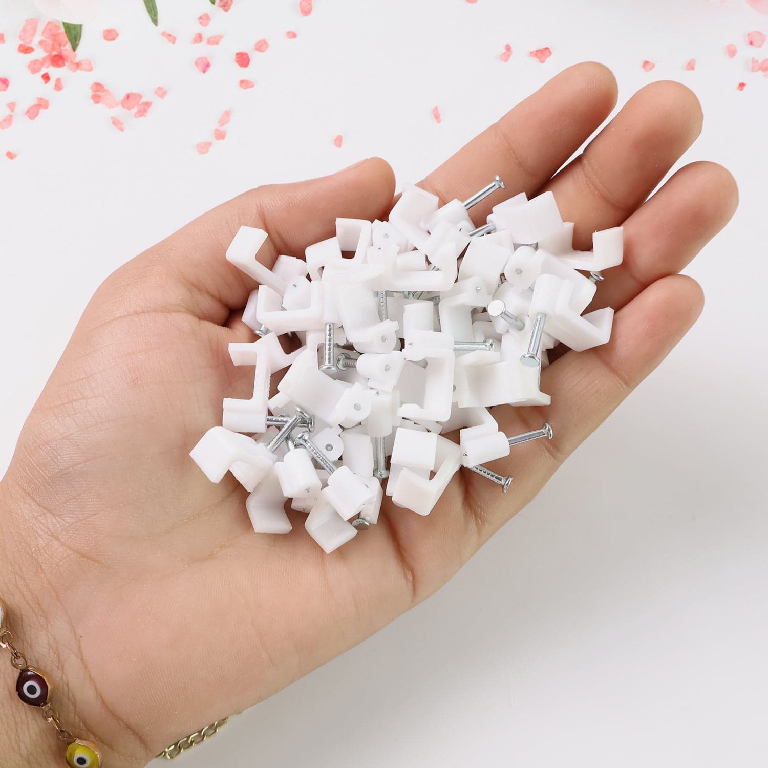 8Mm Nail Cable Clips Set 50 Pc thumbnail 3