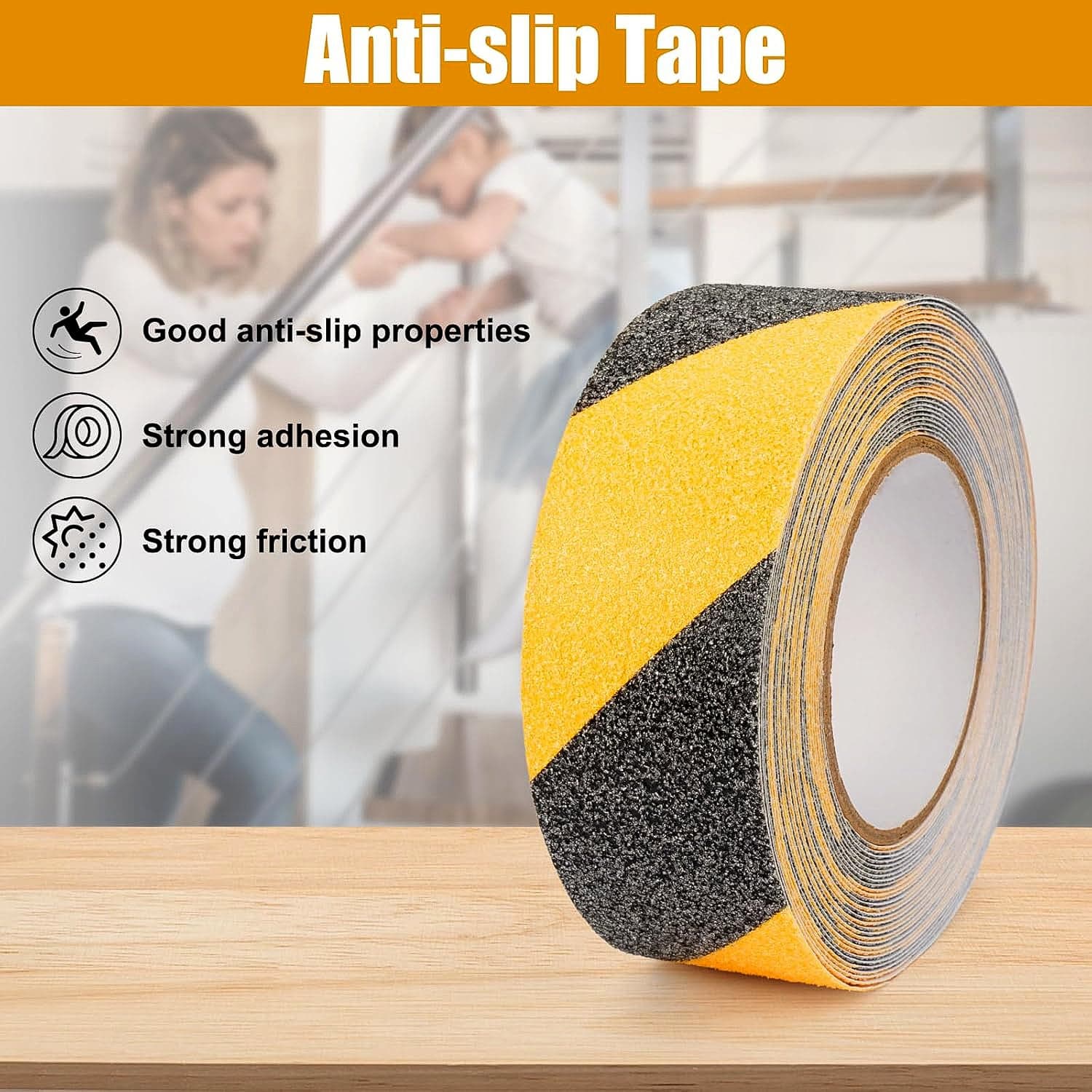 Anti Slip Safety Grip Tape Roll 50Mm X 5M 1 Pc thumbnail 7