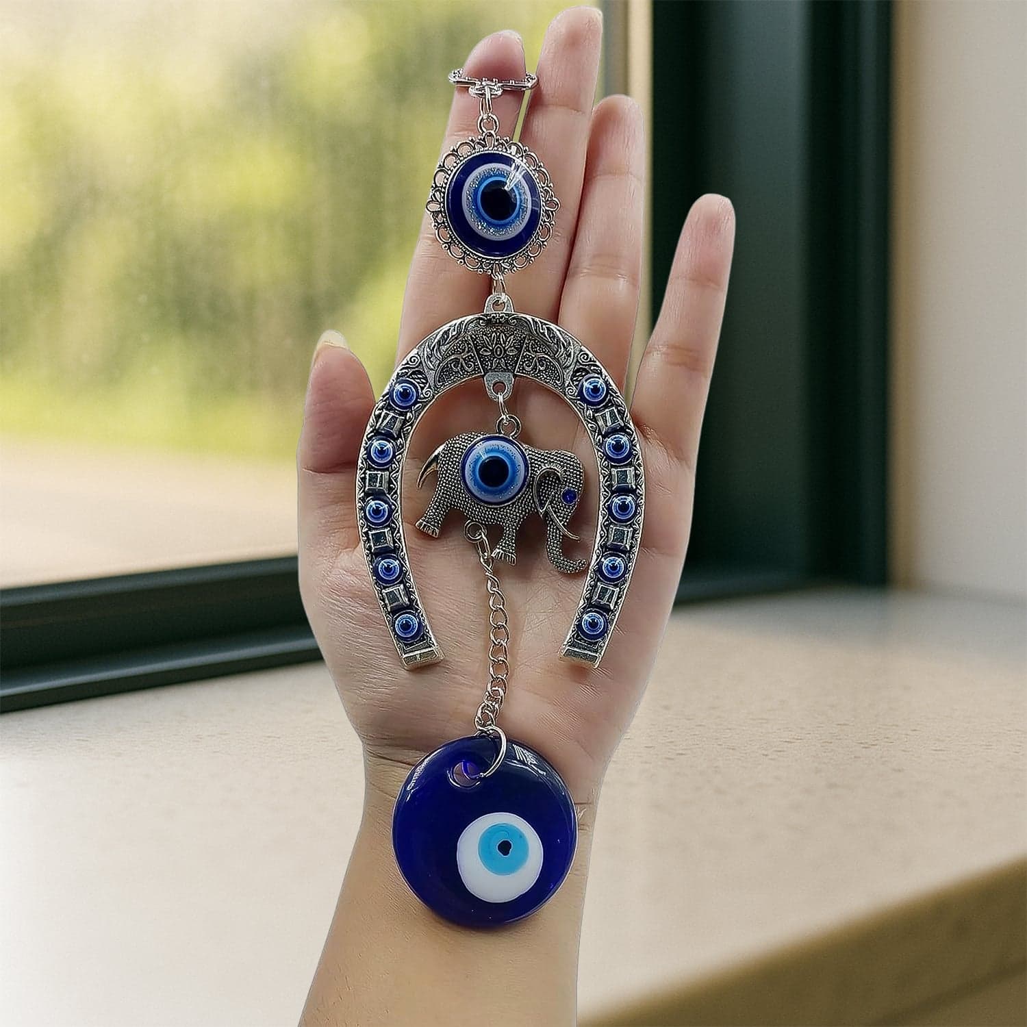 Elephant Evil Eye Charms 1Pc thumbnail 5
